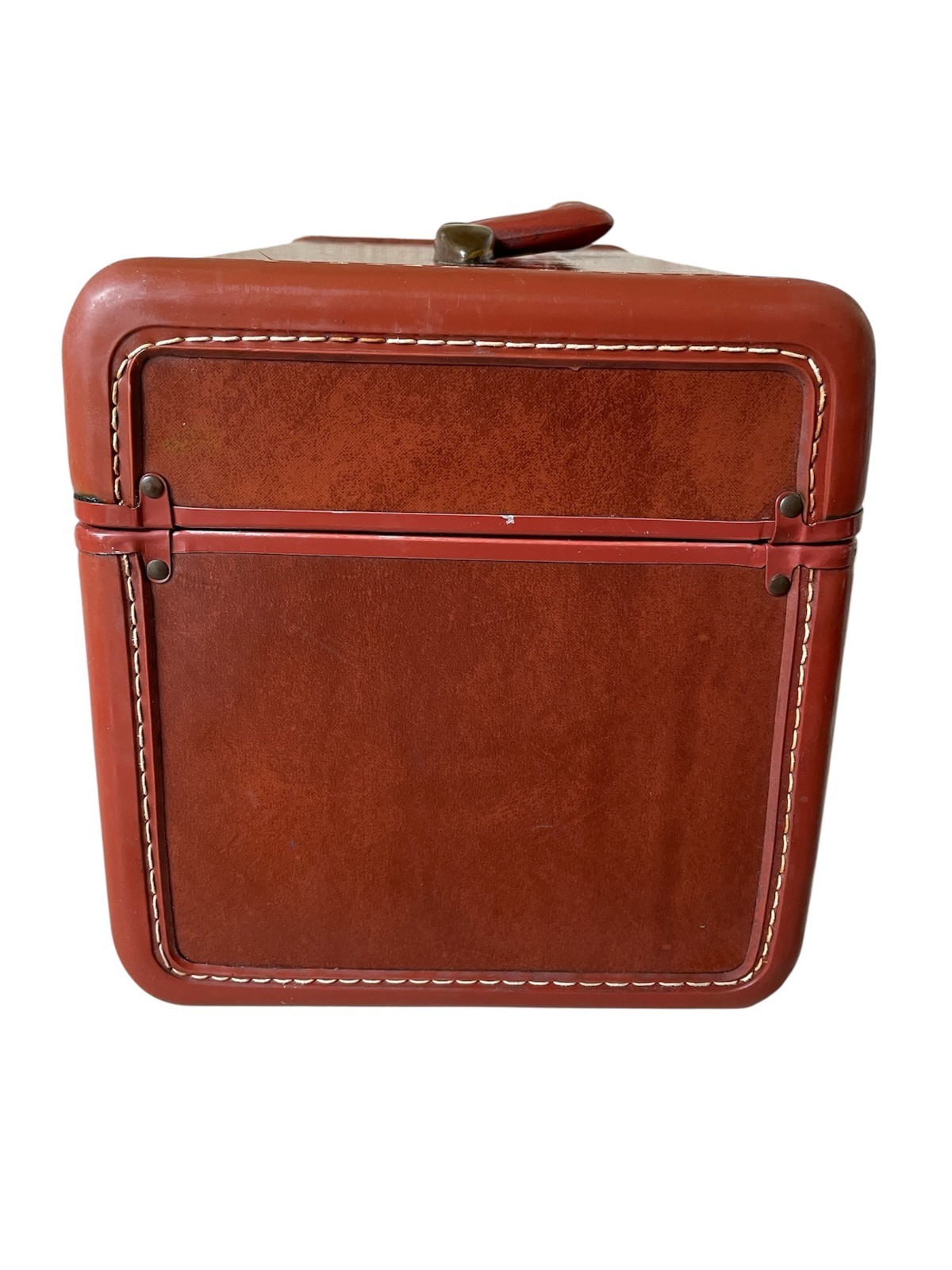 Vtg 1950s Samsonite Shwayder 4951 Suitcase w/Key, Train Case 4912, Key Missing