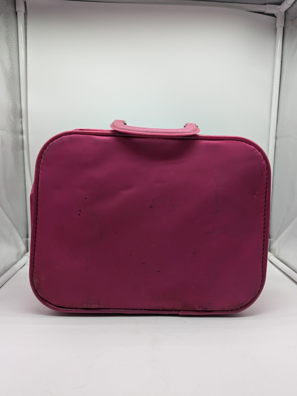 Travel Time – 1980s Vintage Child Suitcase – Carrying Case Overnight Purse Bag