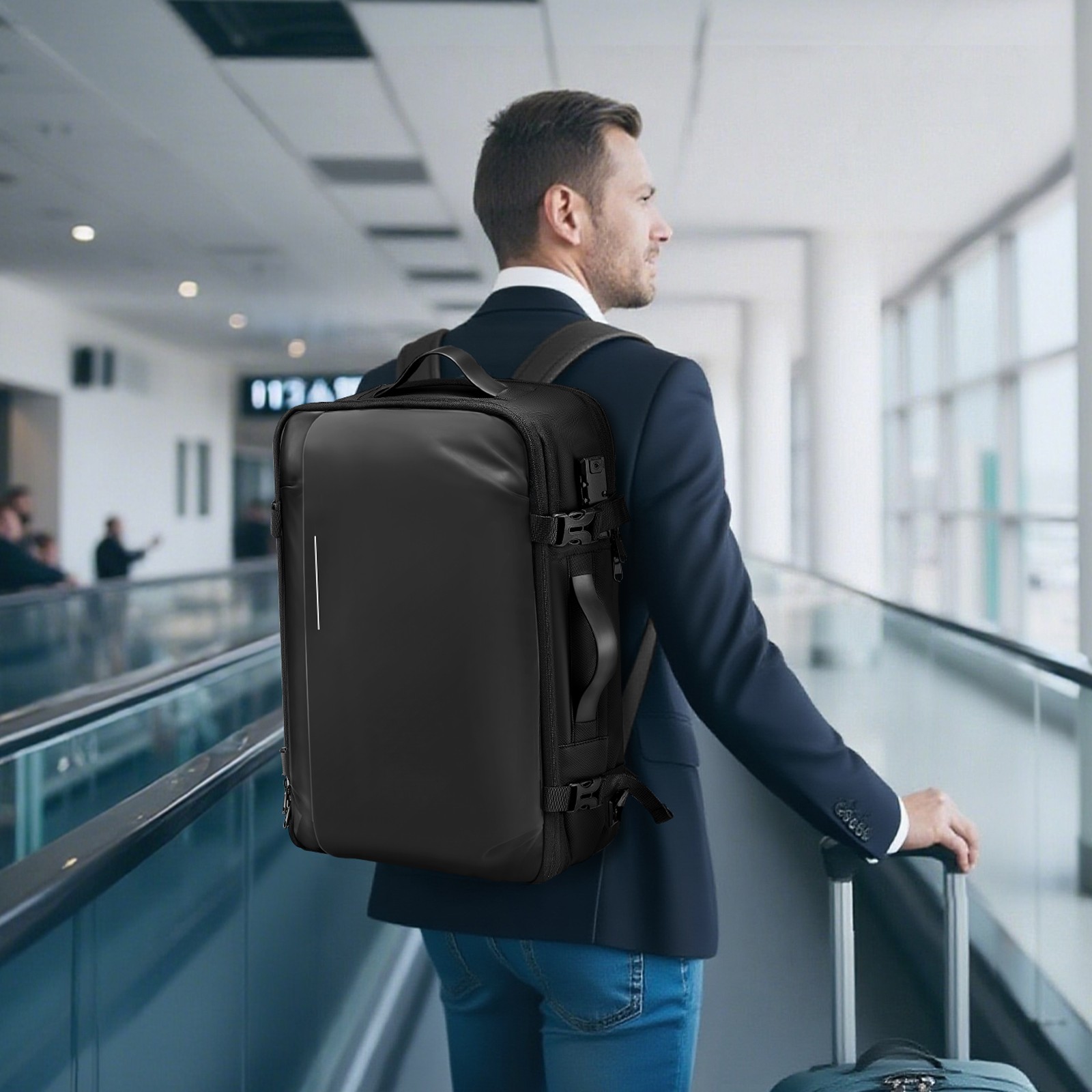 VEVOR Vacuum Travel Backpack 65L Expandable Vacuum Seal Compression Backpack