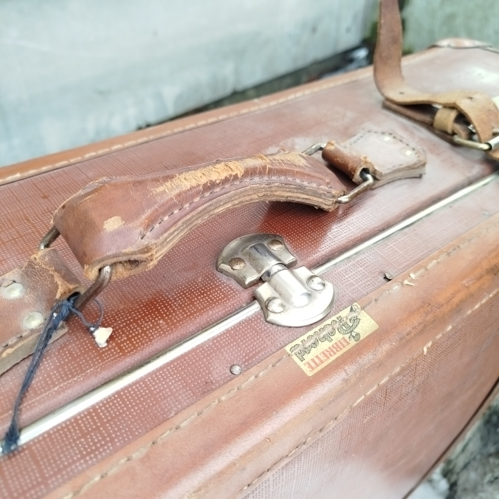 Vintage Suitcase 50s Retro Overseas Suitcase Mid Century Wardrobe Suitcase