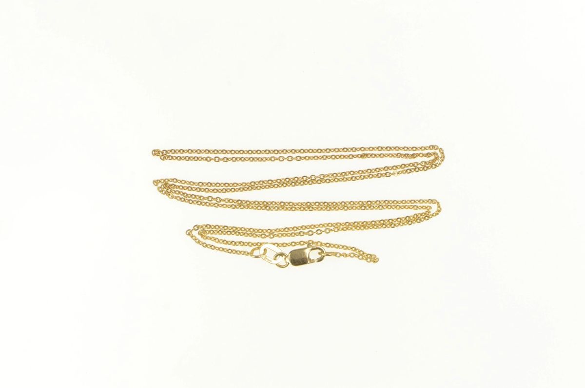 Italian 14K Yellow Gold Chain Necklace