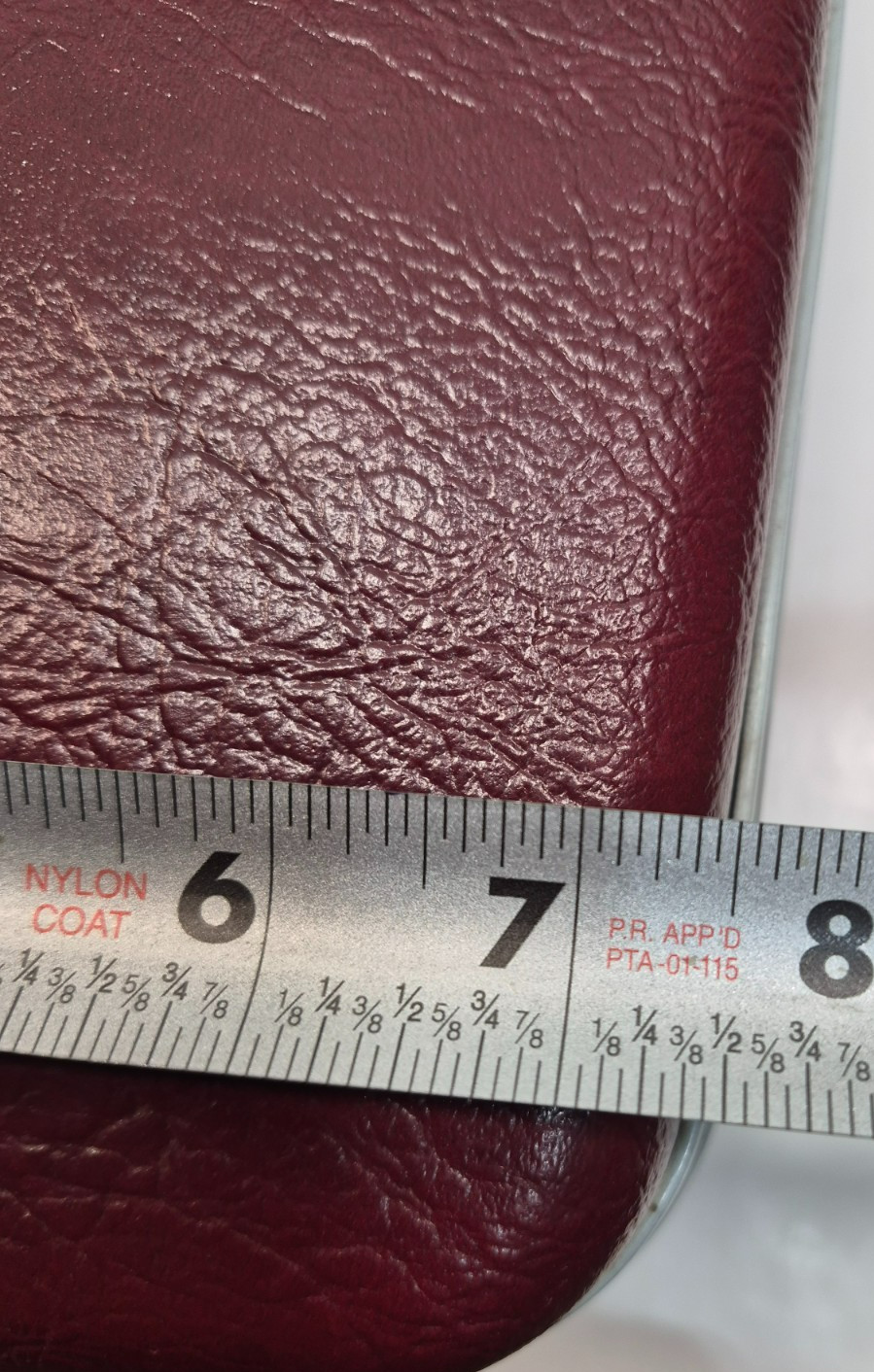Vintage Samsonite Concord Burgundy Train Case With Mirror