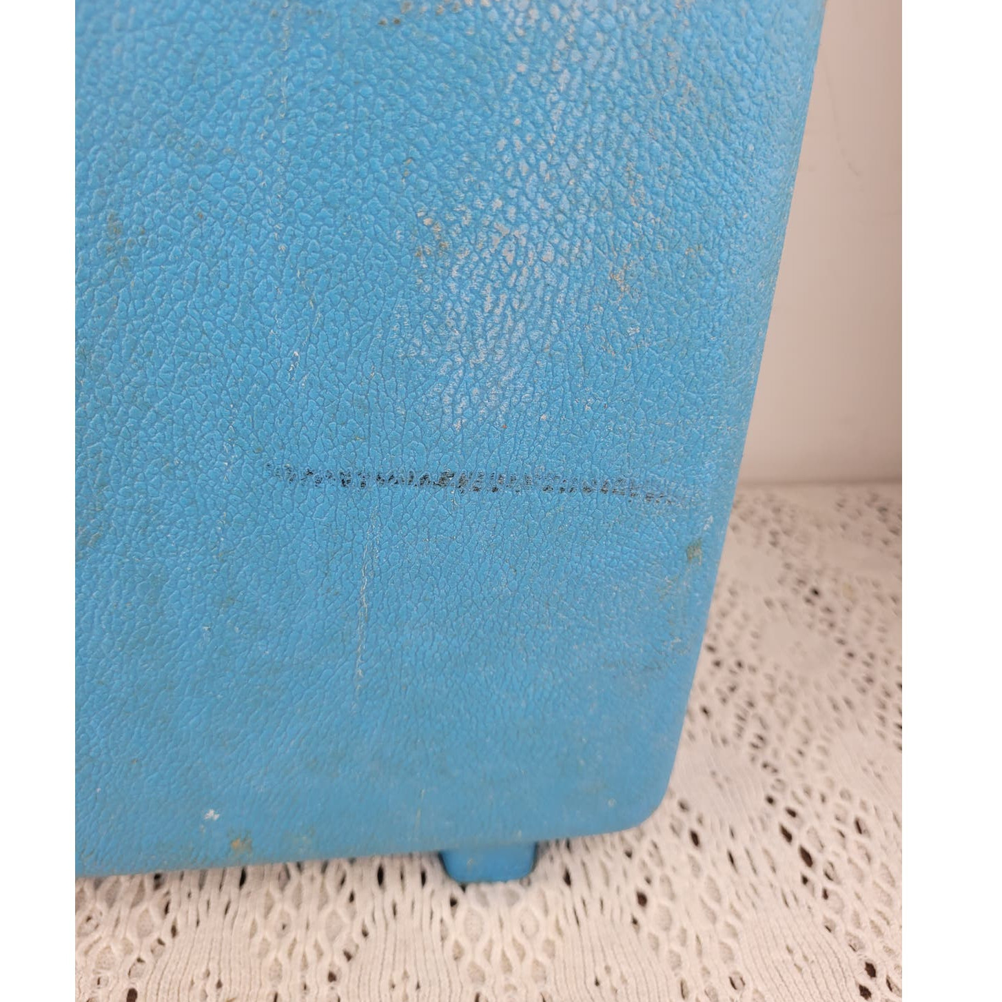 Vintage Hard Shell Samsonite Royal Traveller Montbello Luggage Suitcase Blue