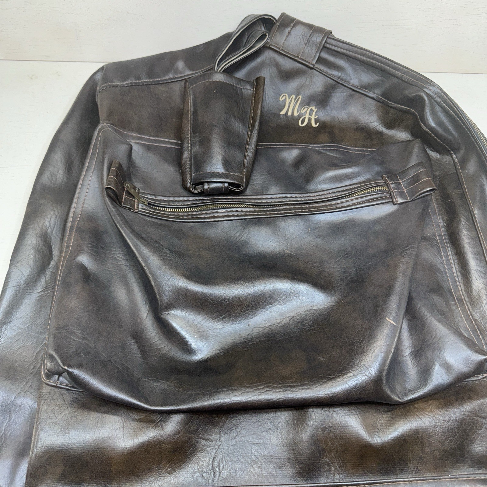 Vintage Abdalla Of Atlanta 40 ” Suit Garment Bag With Gun Holder