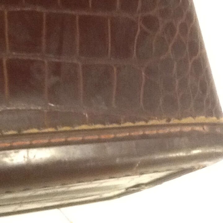 VINTAGE SAMSONITE ALLIGATOR SUITCASE LUGGAGE 1950’s/60’s patina 4132