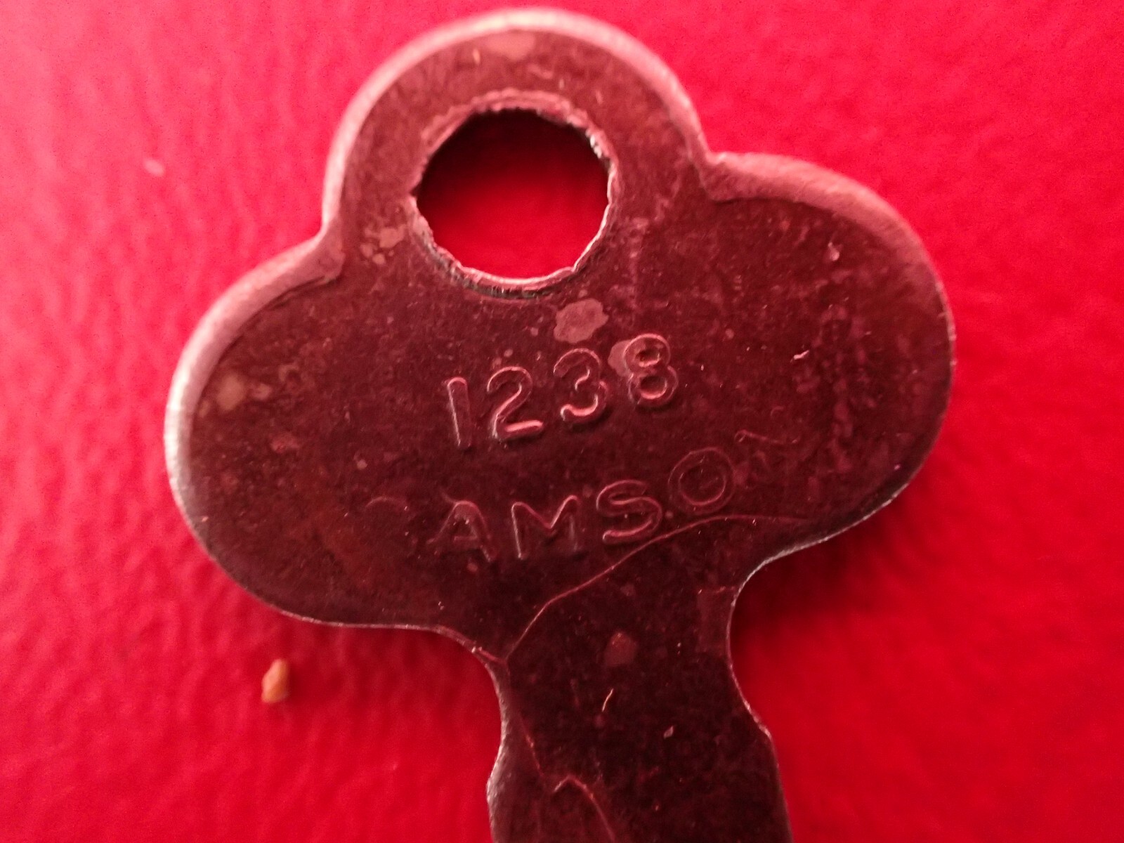 Vintage Samsonite Brown Shwayder Bros. Early KEY