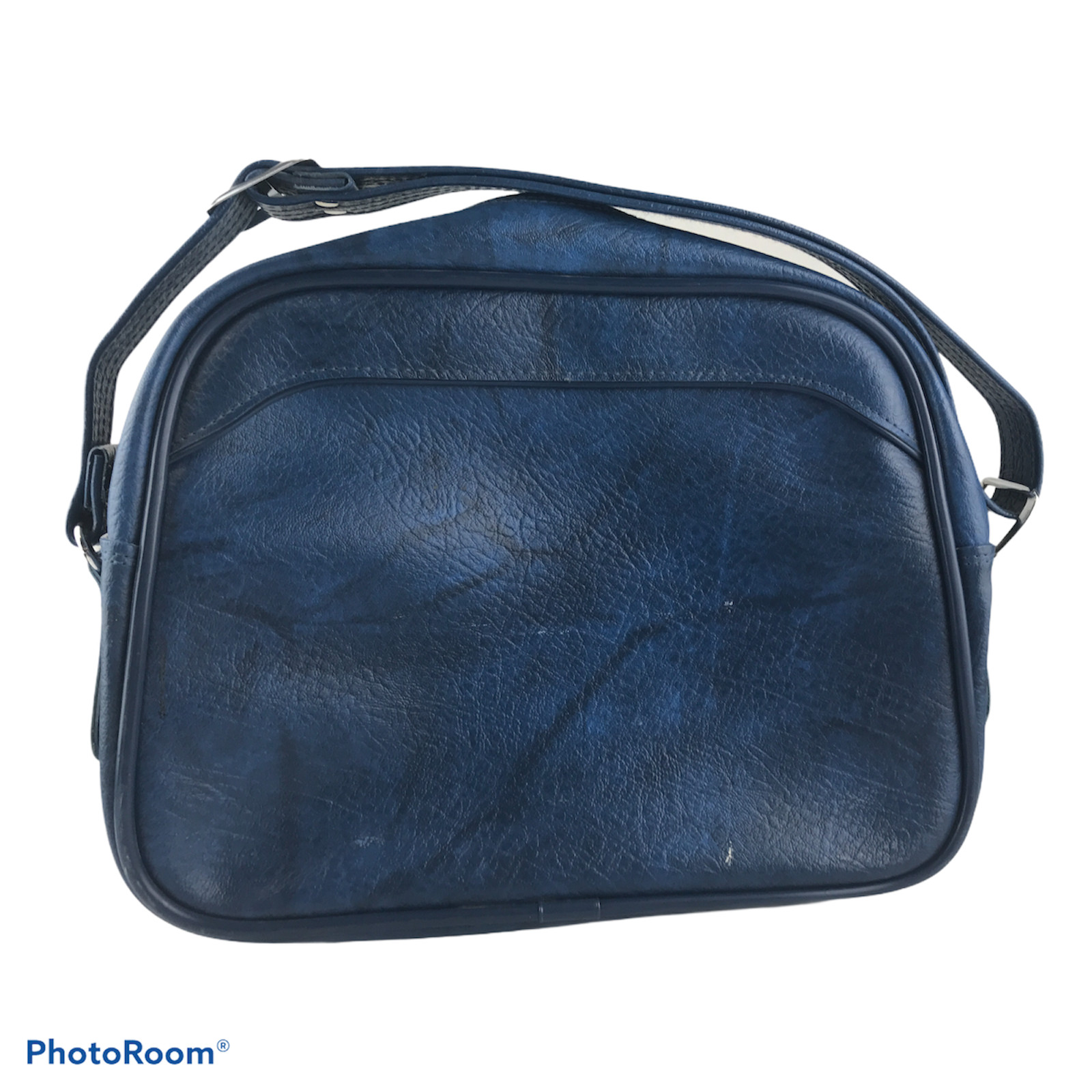 Vintage American Tourister Shoulder Bag Luggage Blue Adjustable Strap