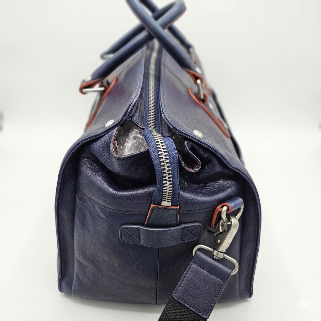 Ted Baker London Leather Travel Set: Bowler Bag, Grooming Kit/Tech Accessories