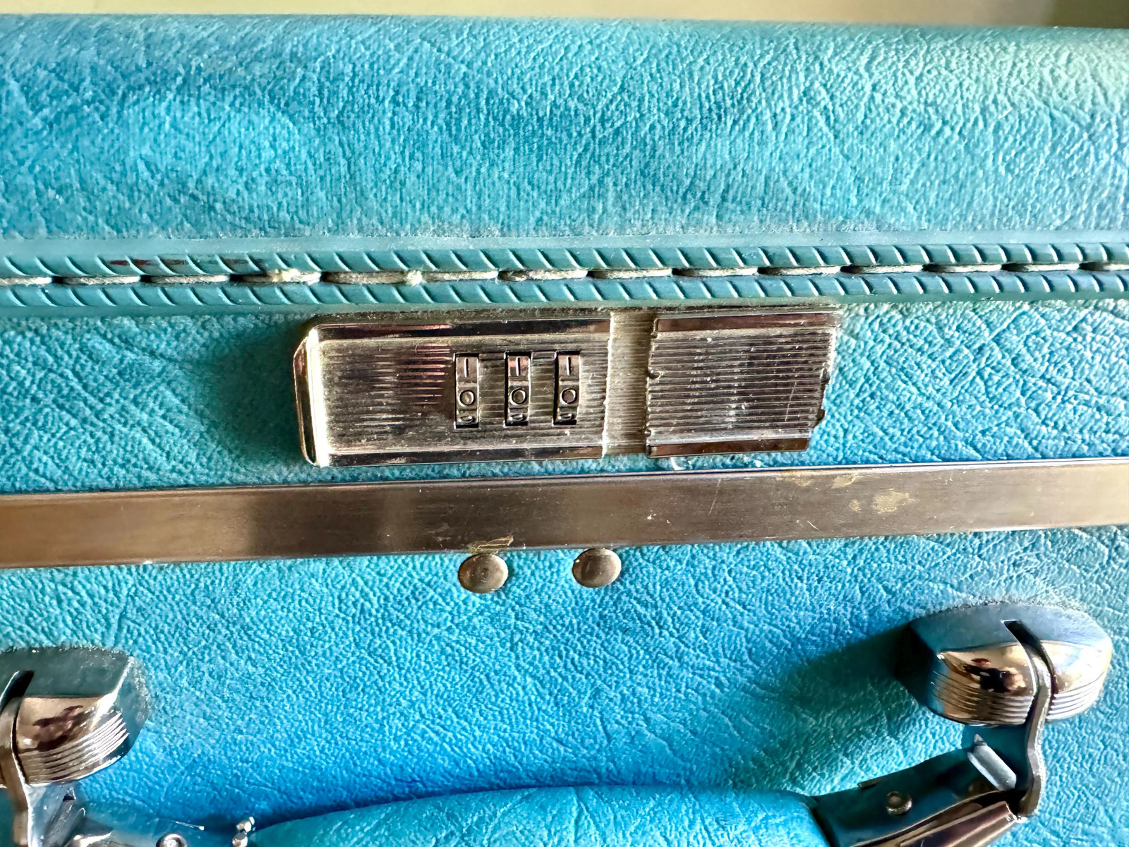 Vtg American Tourister Turquoise Marbled Luggage | American Tourister Suitcase