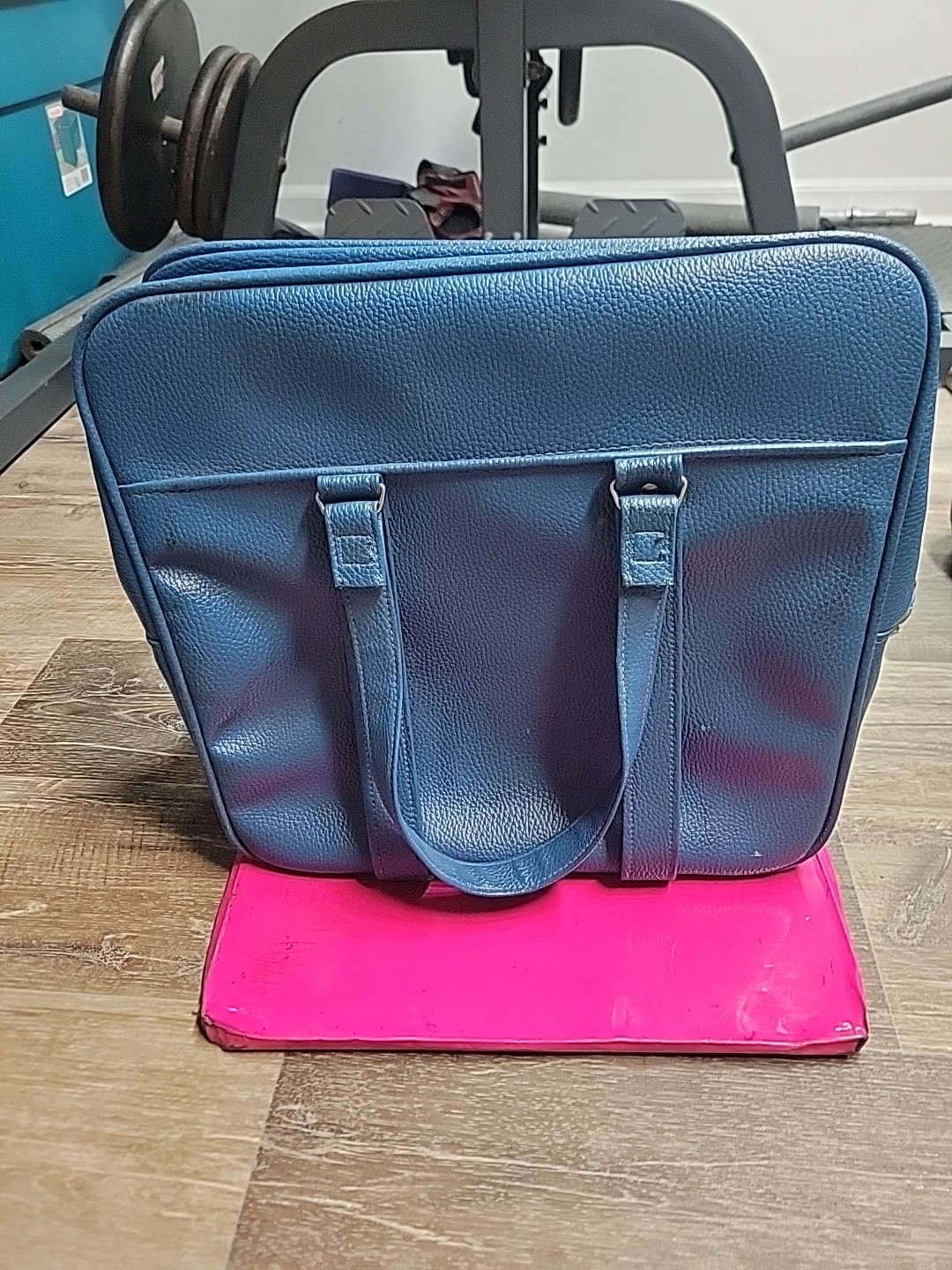 Samsonite Blue Silhouette Petite Tote Carry On Luggage Overnight Bag 14×14