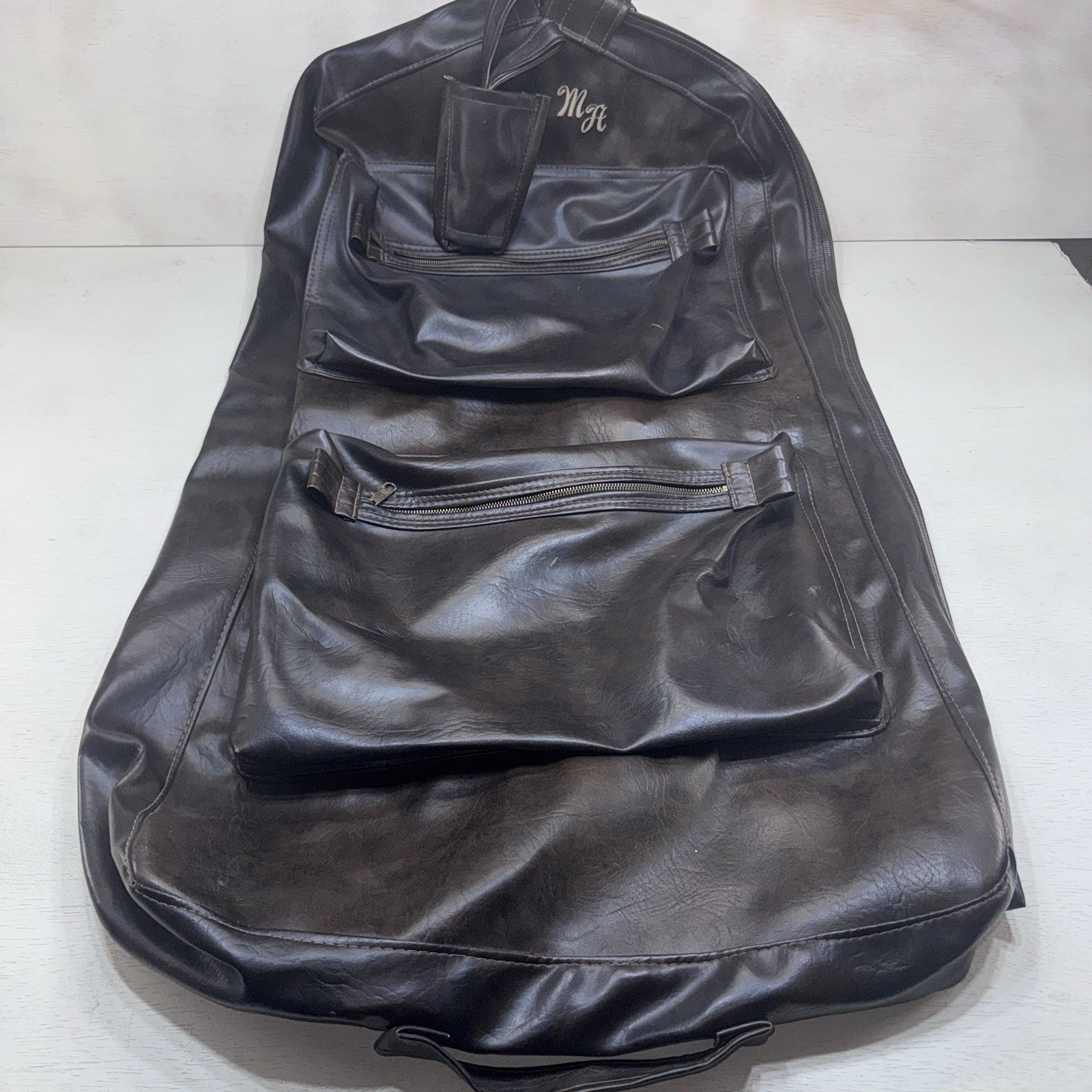 Vintage Abdalla Of Atlanta 40 ” Suit Garment Bag With Gun Holder