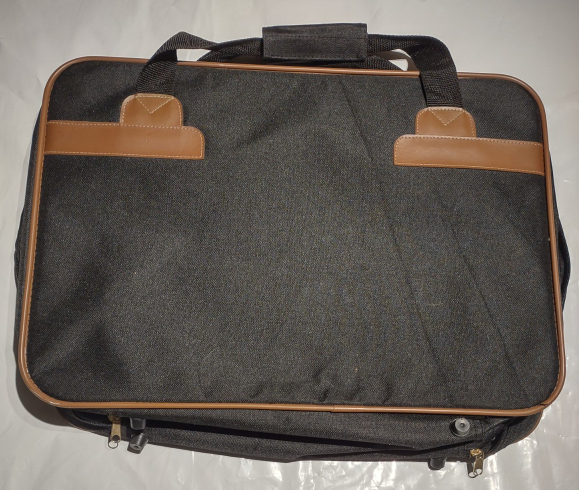 Vintage Floral Print Luigi Rossi Travel Bags 3-pc Set. Brand new