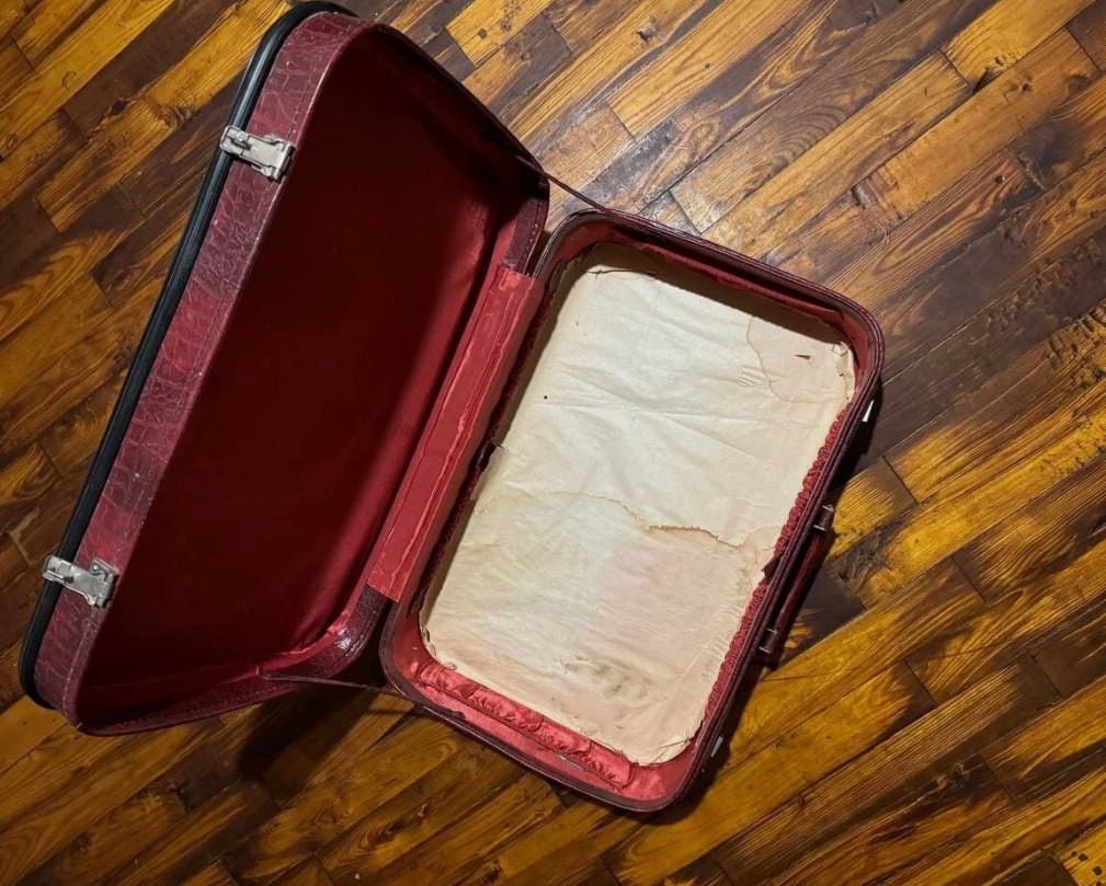 Suitcase Vintage Travel USSR Huge Rare Specimen Retro Bag Collectible Soviet