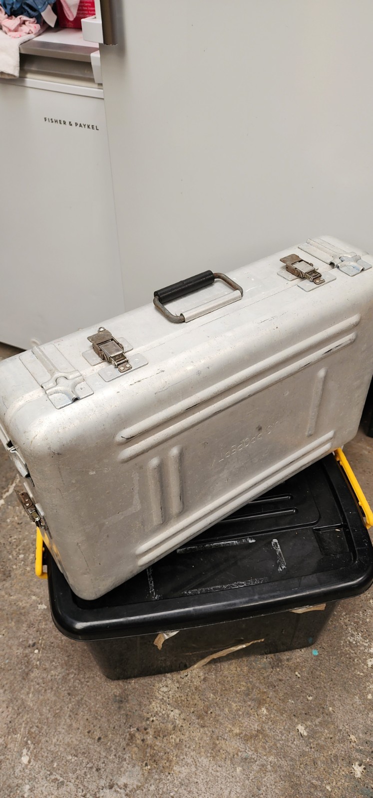 Rare USA PROPERTY Aluminium Suitcase