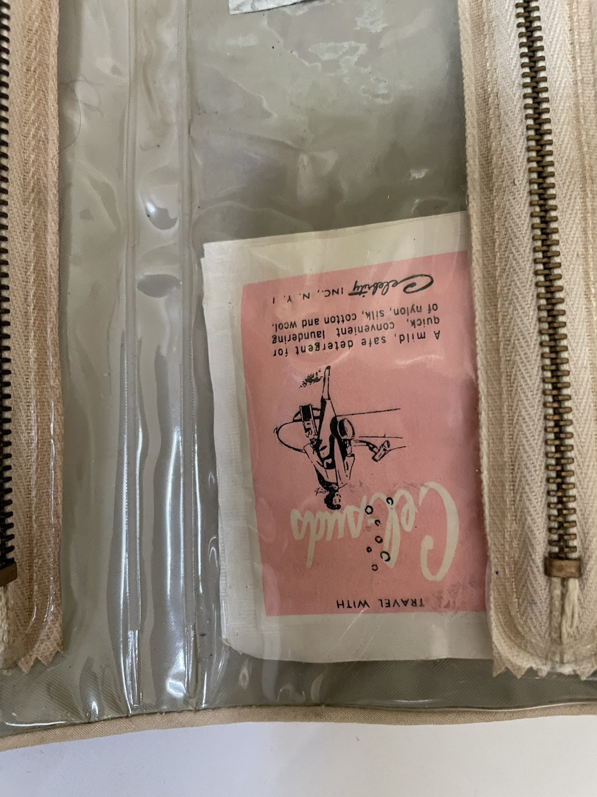 neiman marcus NM fragrance Travel Bag Vintage 60s 70s Travel Bag RARE Cosmetics