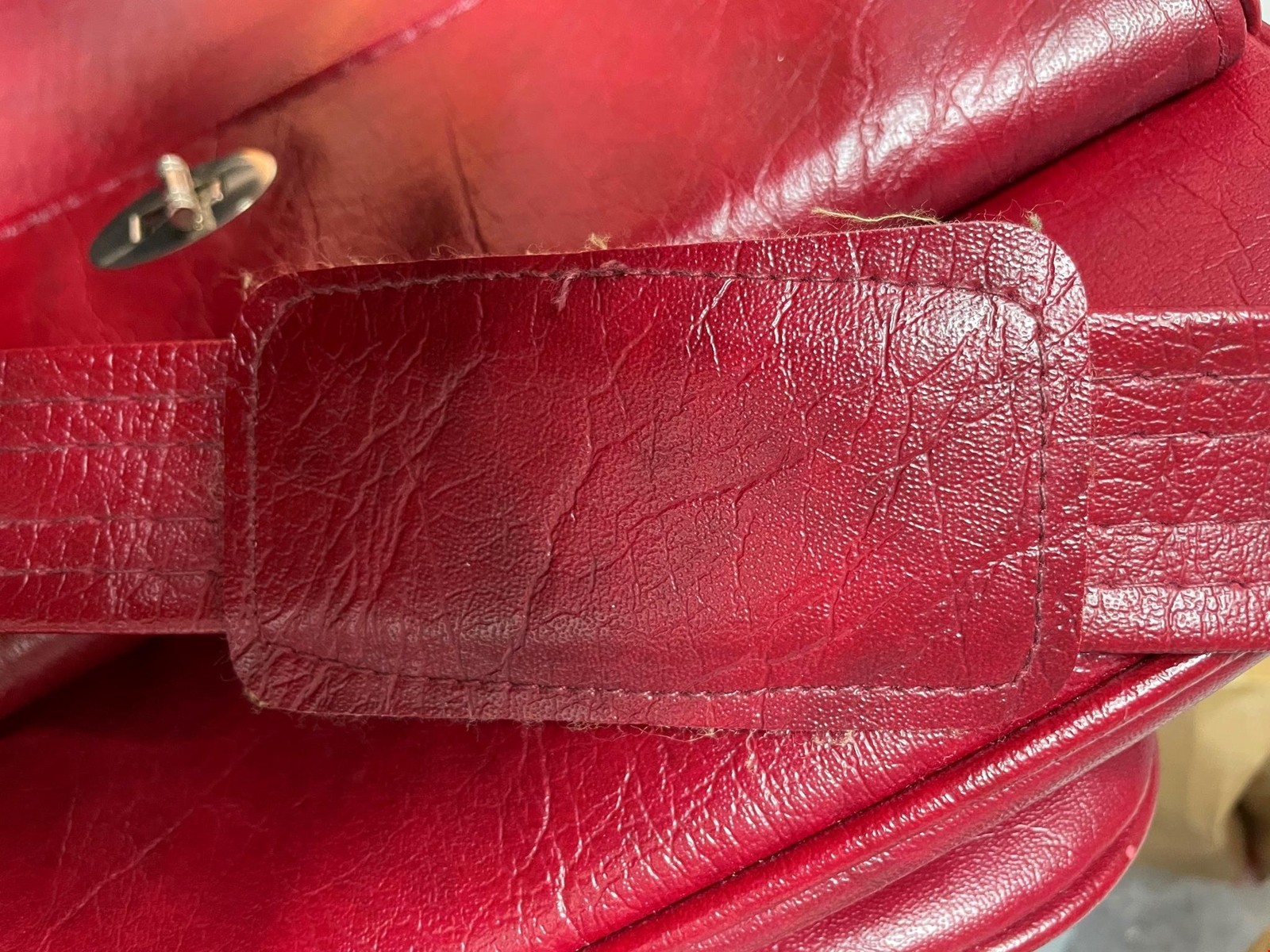 VINTAGE Samsonite Crossbody Messenger Shoulder Bag Red WOW