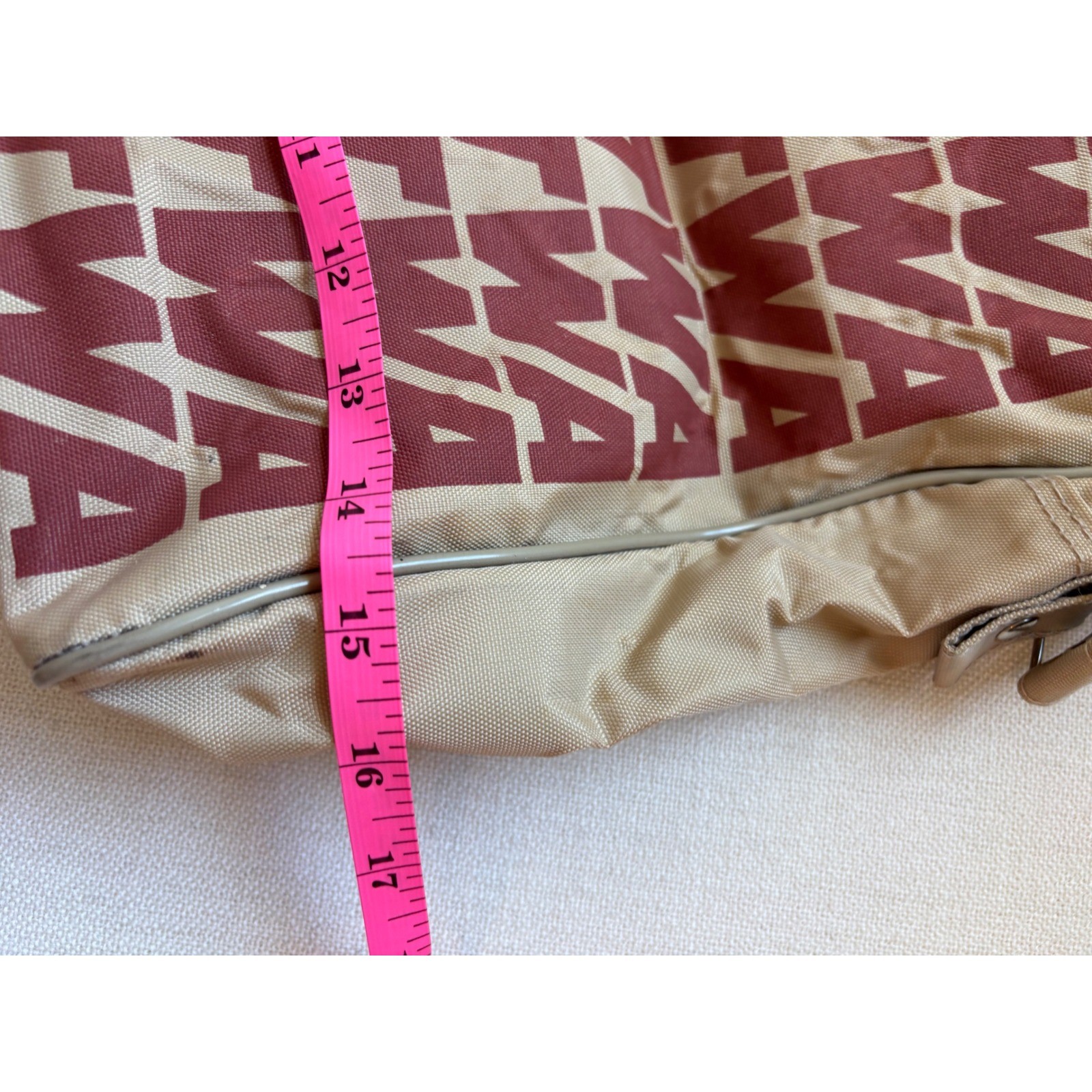 Vintage TWA Getaway Vacations Flight Bag Tan Canvas Messenger Retro Airline 70s