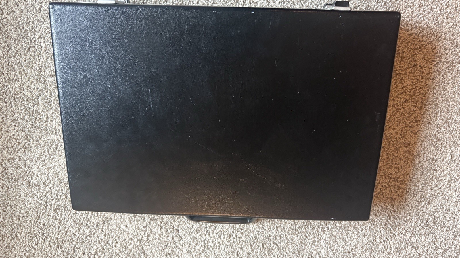 Vintage 60s Samsonite Briefcase Hardshell Case MCM Madmen 18x13x3 (MISSING KEY)
