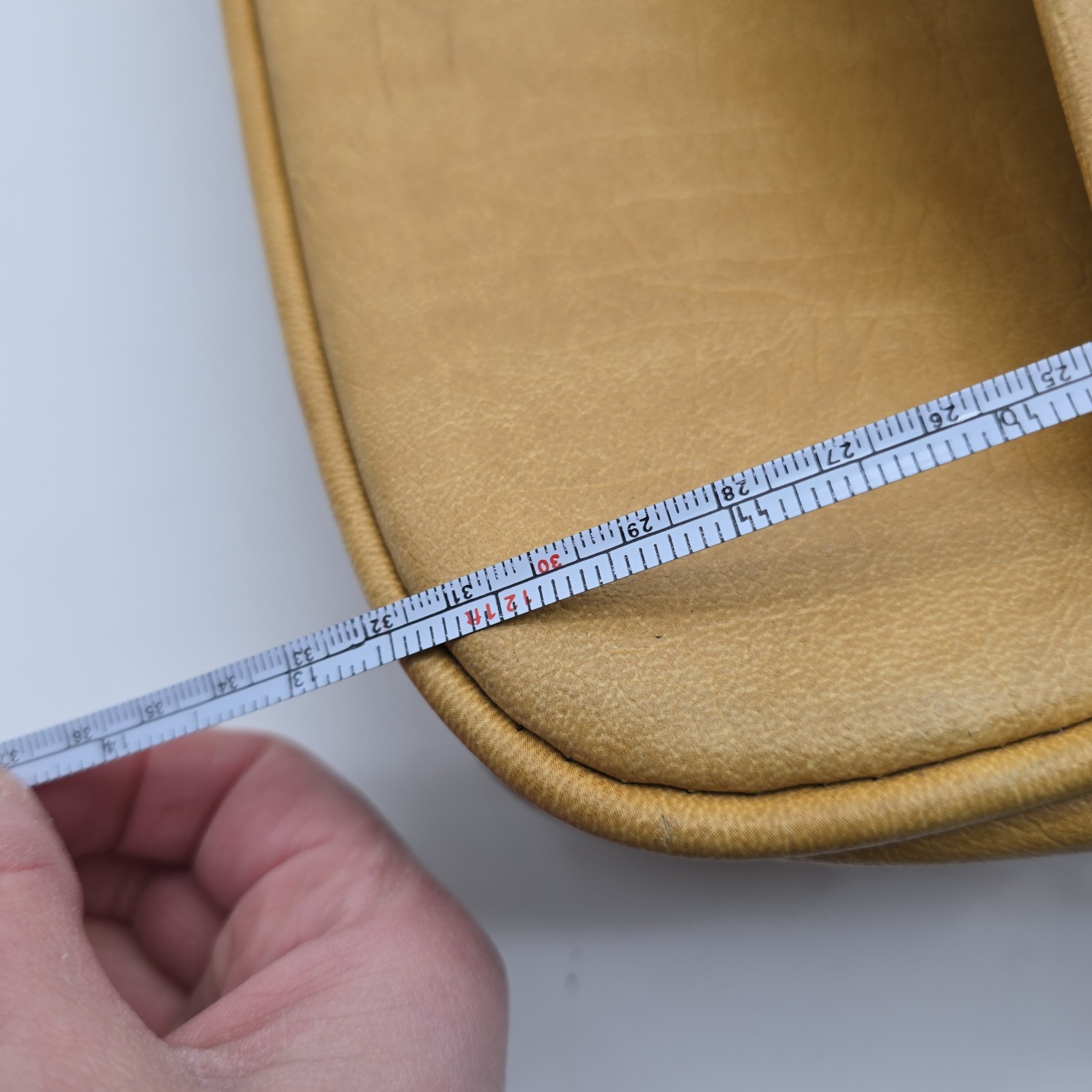 Vintage Leather Breifcase Mustard Yellow Carry On Messenger Bag Legal Samsonite