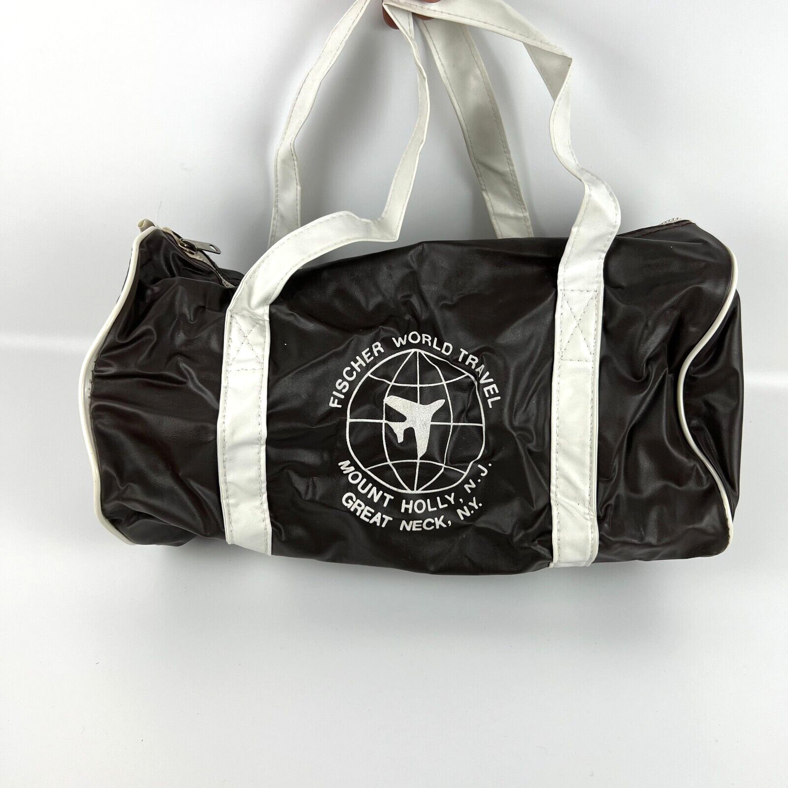 Fischer Travel Original Vintage Fischer World Travel Duffel Bag from the 1970s