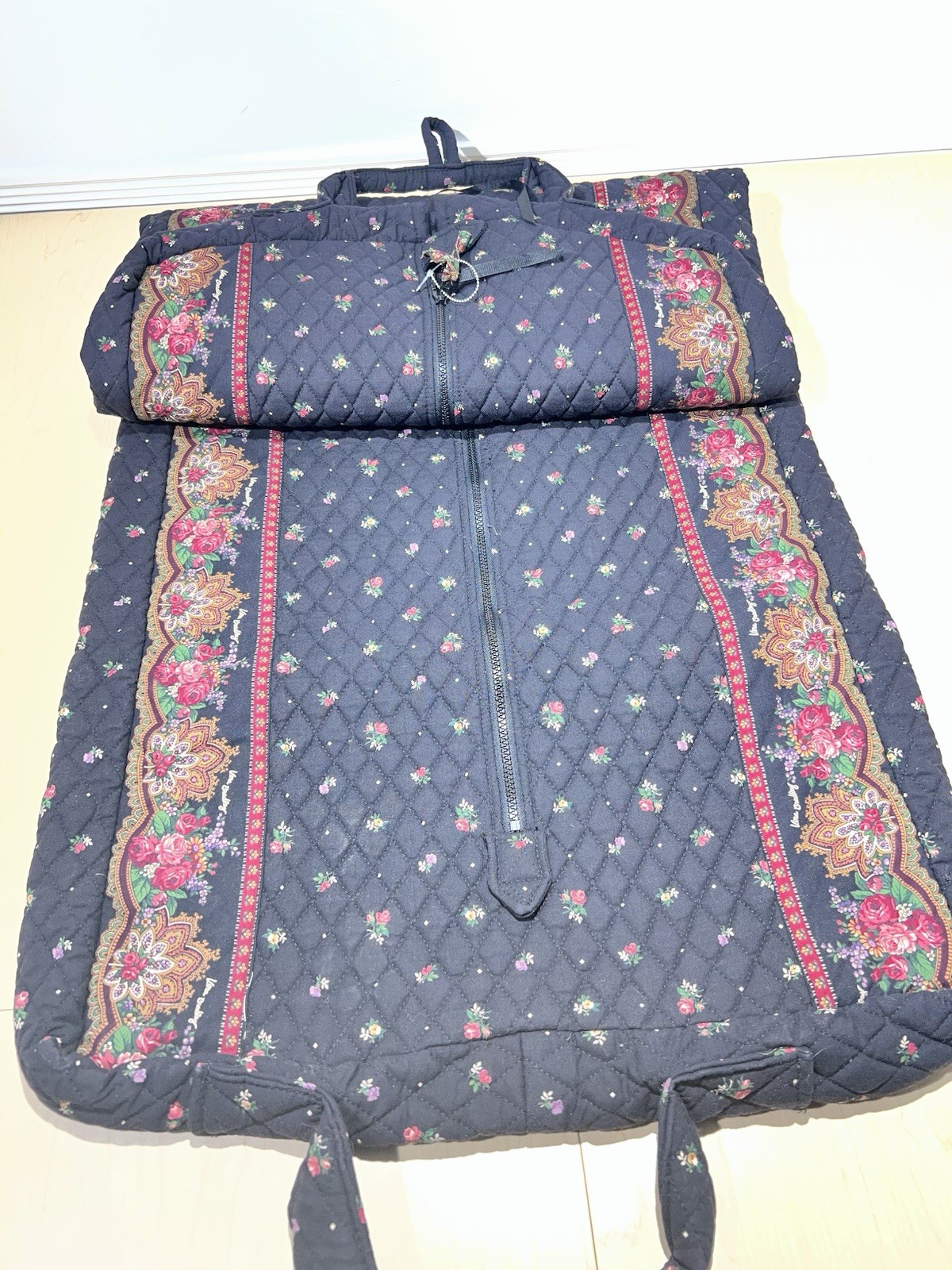 Vera Bradley Vintage Garment Bag 1997 Full Length Petit Point Great Condition