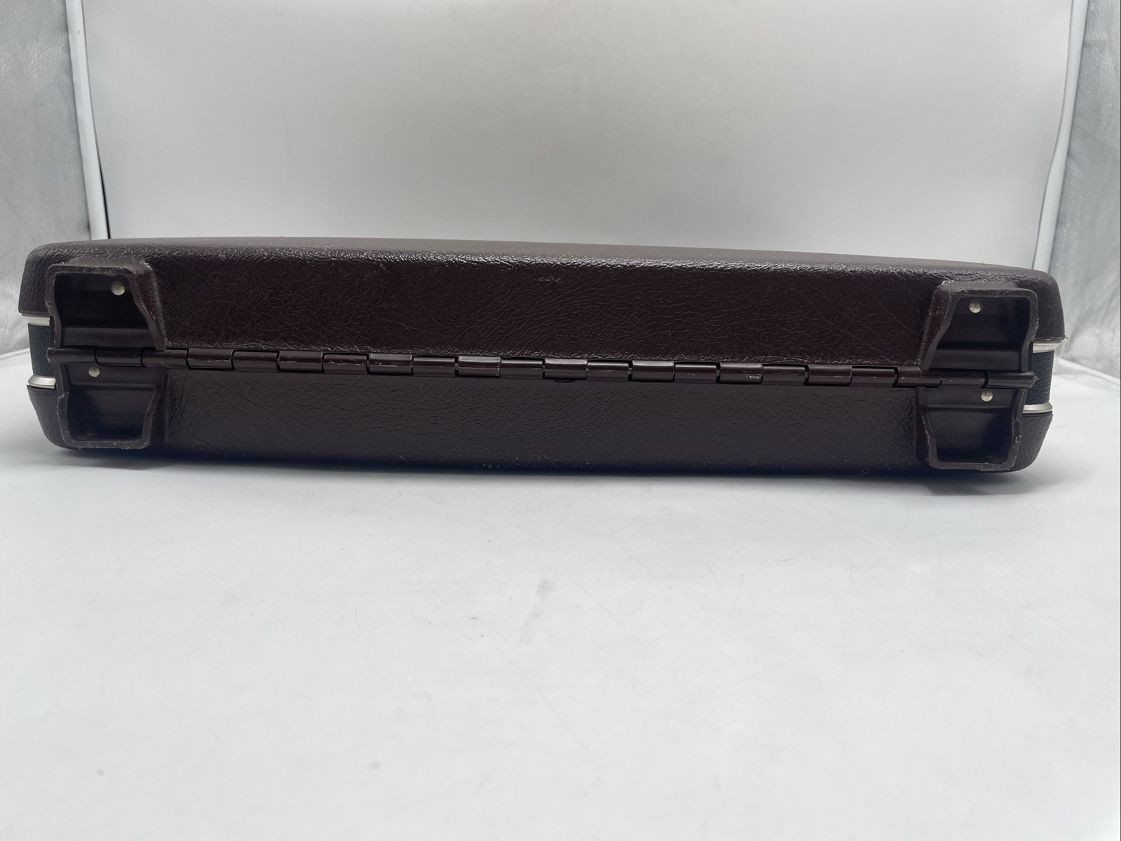 Vintage Samsonite Signat Brown Hard Shell Briefcase w/ 2 Keys/Insert Sealed