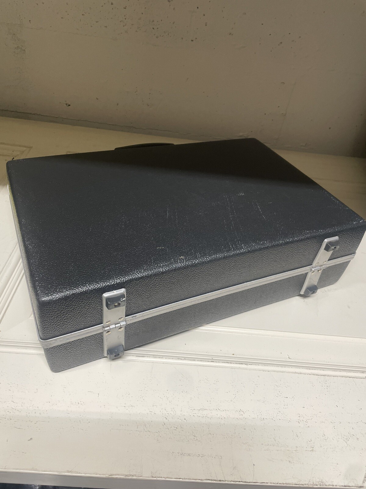 Vintage Samsonite Briefcase Attaché Travel Luggage Oxford Gray Classic II USA Ex