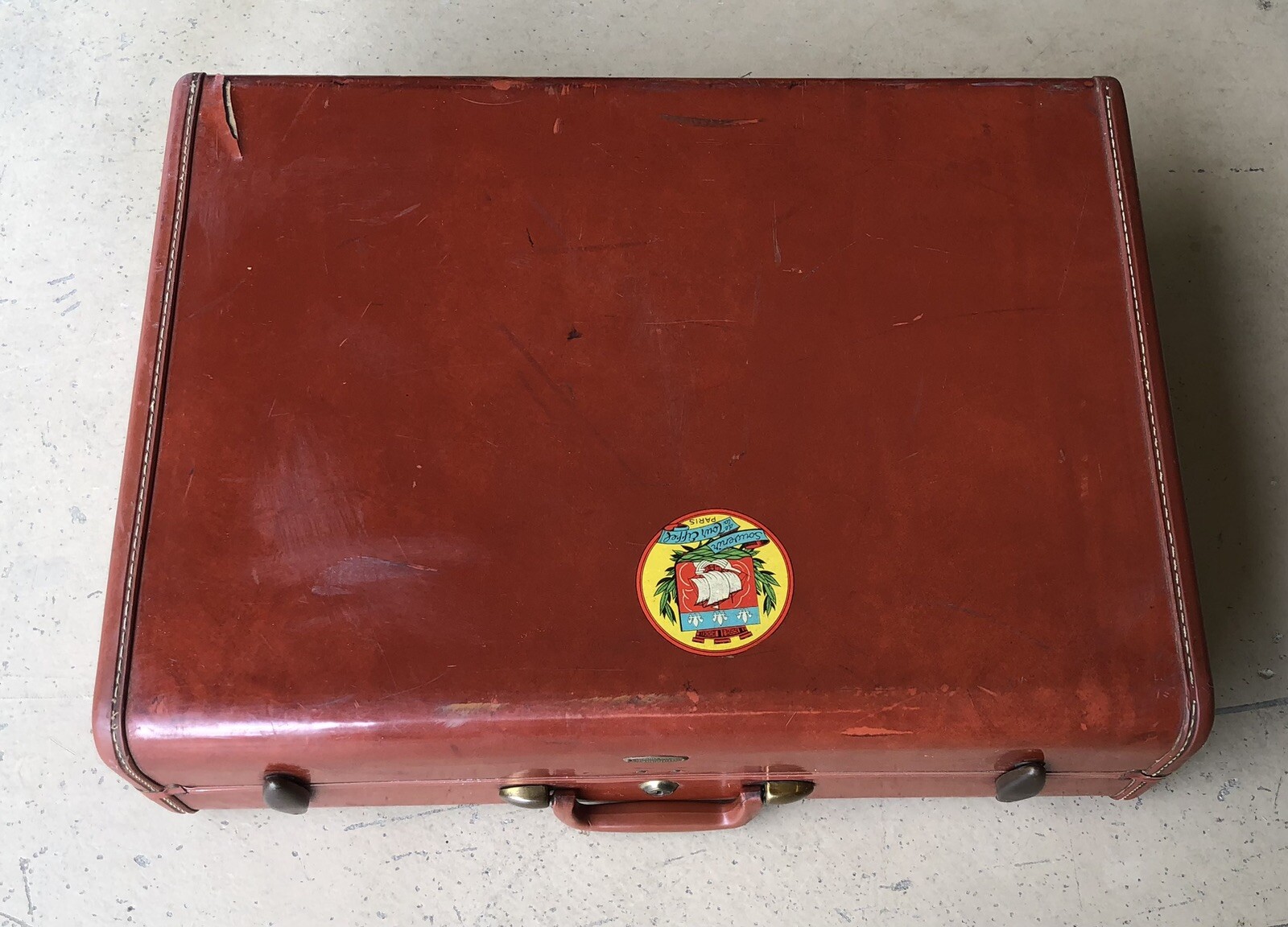 Vintage Shwayder Bros Samsonite Luggage Hard Case 1940’s 1950’s