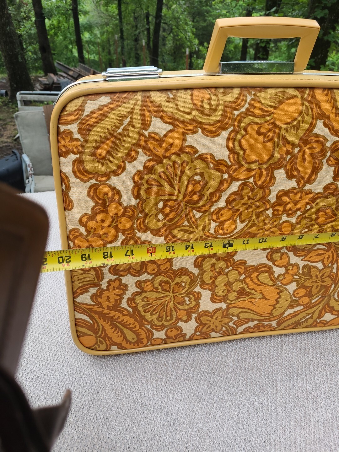 Vintage Retro Towncraft 60s Overnight Travel Train Case Luggage Suitcase