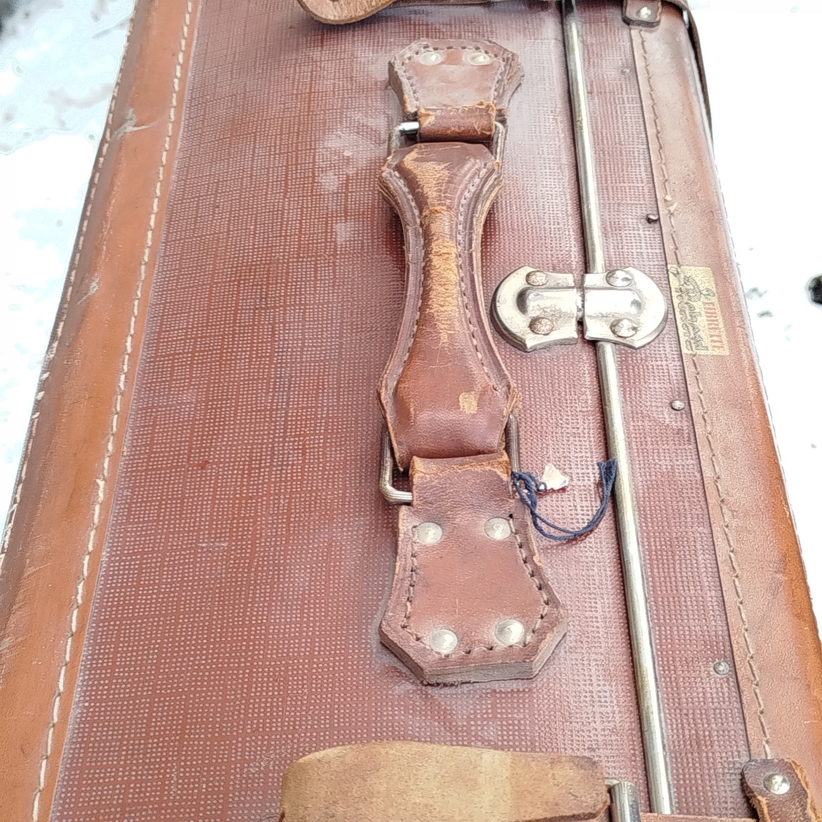 Vintage Suitcase 50s Retro Overseas Suitcase Mid Century Wardrobe Suitcase