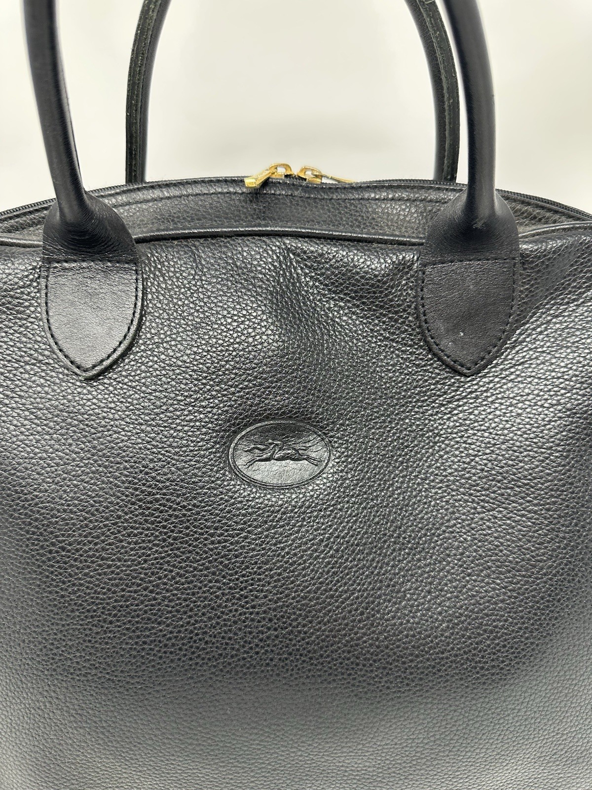 Longchamp Leather Bag Briefcase Style 10”x14”x4”