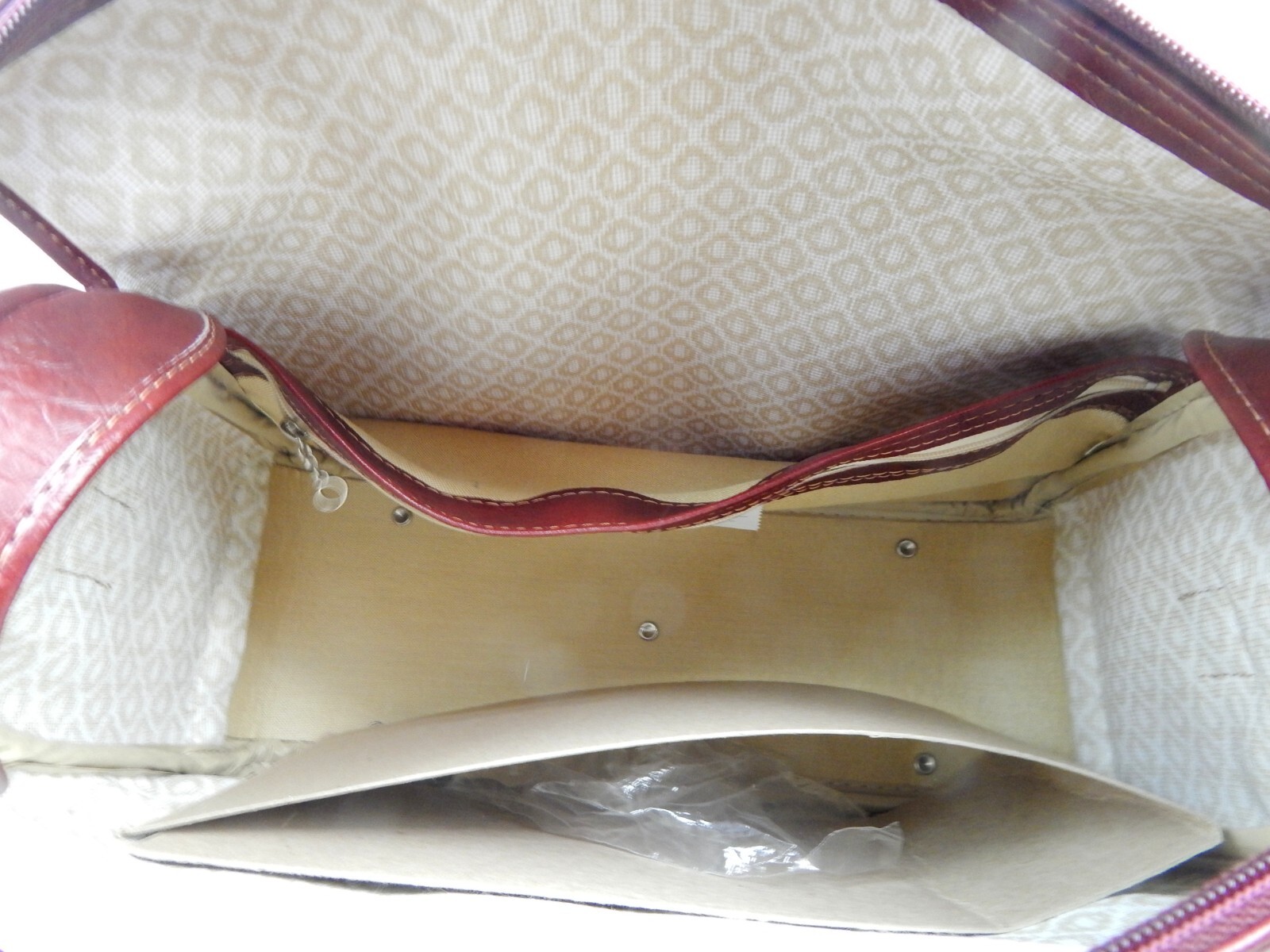 Samsonite Silhouette II Shoulder Tote Wineberry 61 62 15 w/ Box Carry on VTG