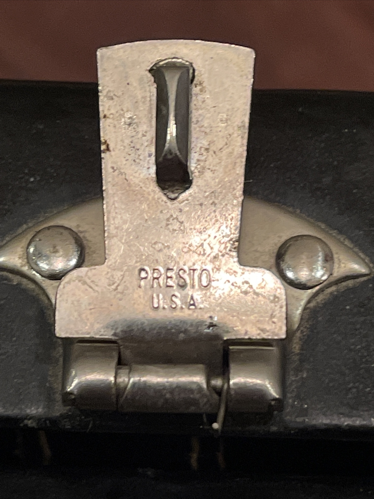 Vintage Presto Hardcase Breifcase Black
