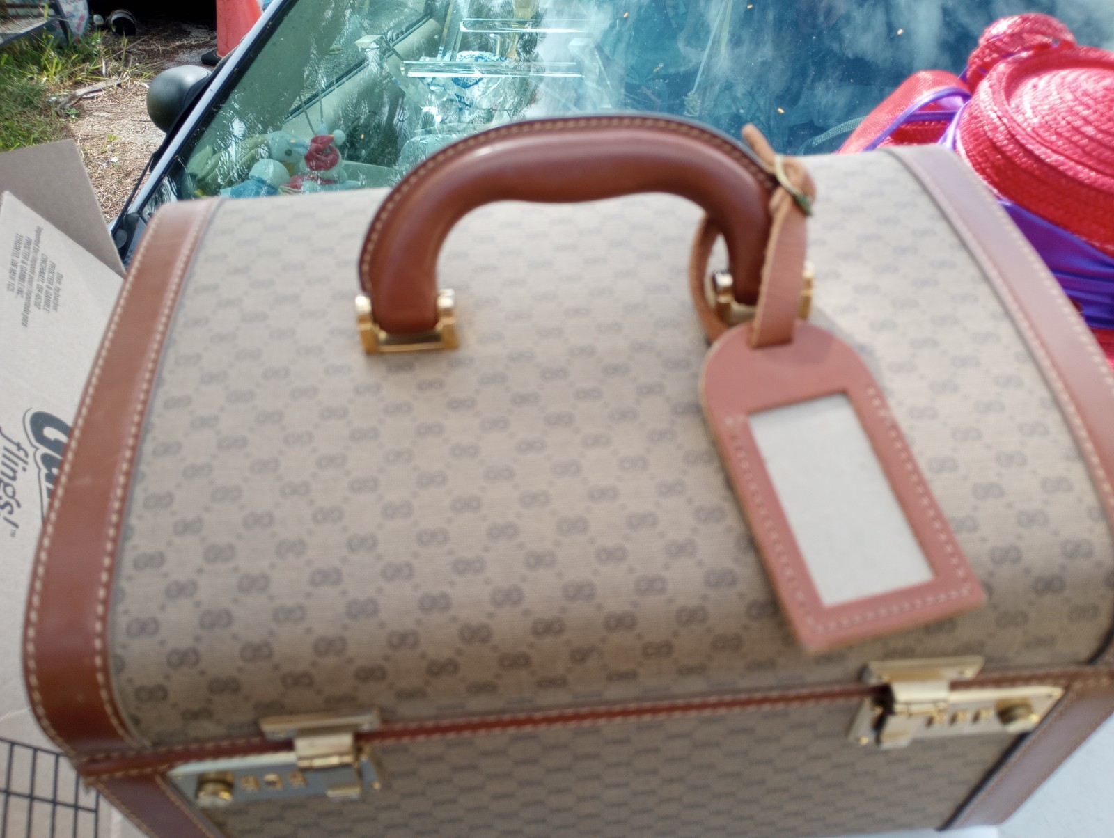Gucci Vintage Train Case Vanity Make-up