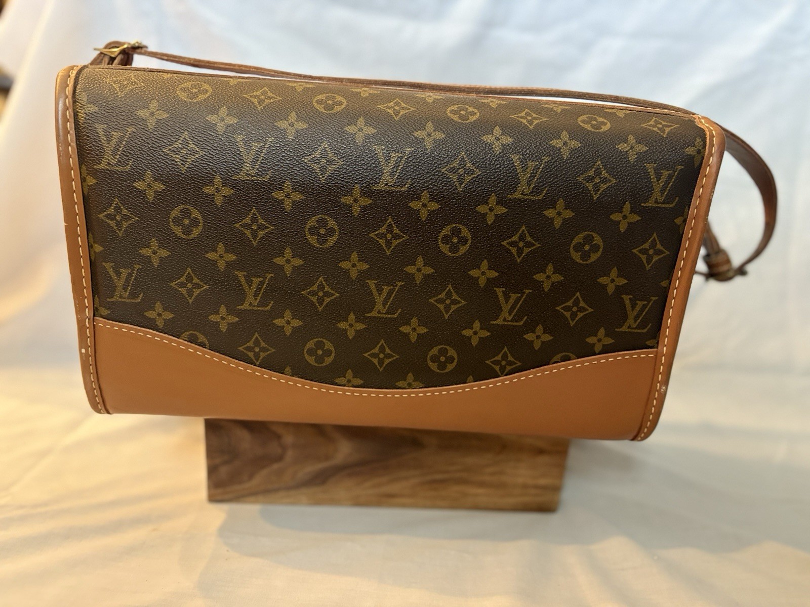 Rare Vintage LOUIS VUITTON Train Case Keepall Carry On Luxury Designer Luggage