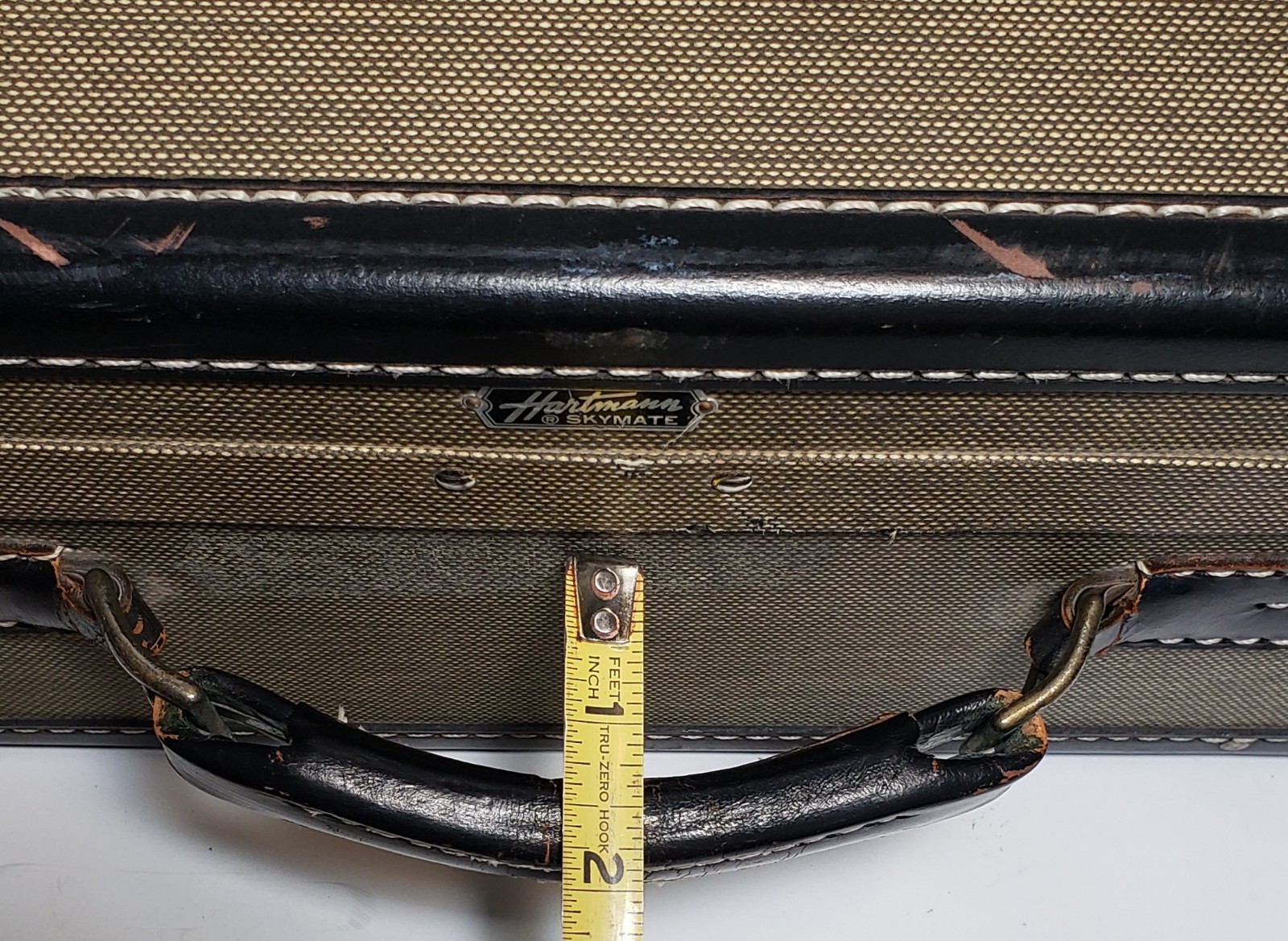 Vintage 1950’s Hartmann Skymate Hardcase Travel Luggage (Carry-on size)