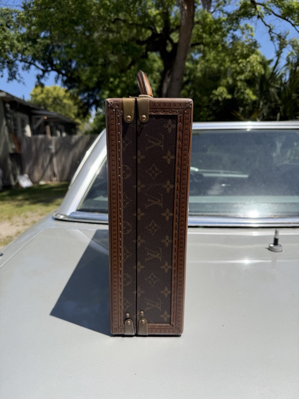 Louis Vuitton President Trunk M53012 Monogram Hard Case Briefcase Vintage LV