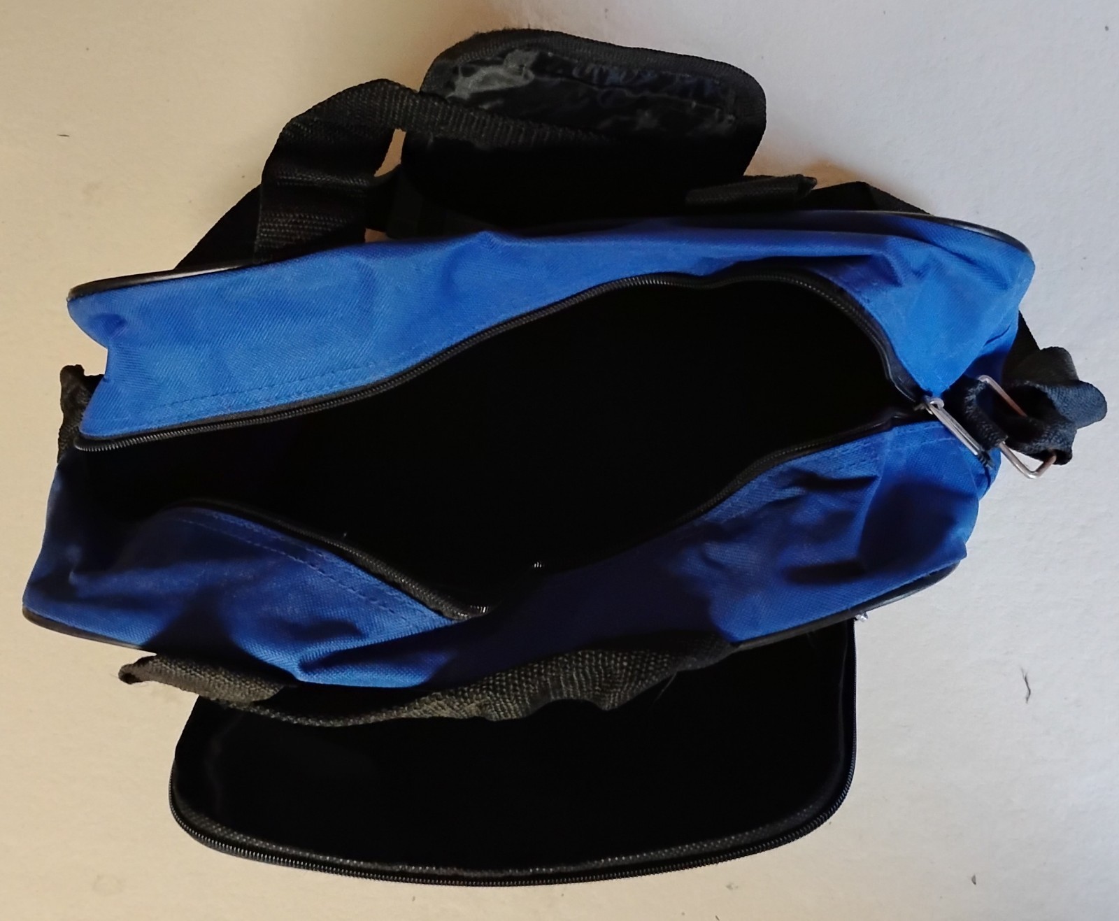 Small Blue Travel Bag Carry On Tote With Adjustable Straps