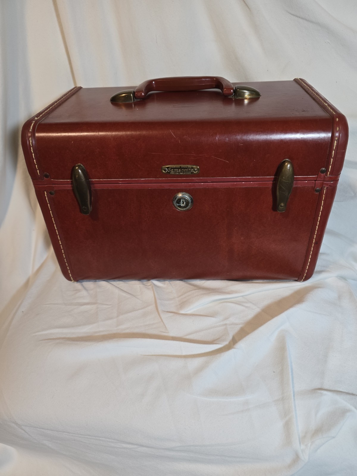Vintage Samsonite Shwayder Bros. Hard Shell Train Case Vanity Luggage Style 4912