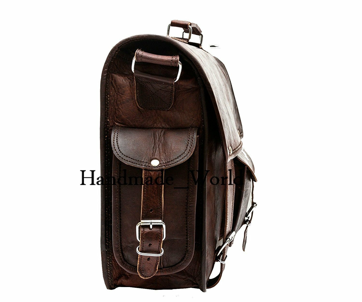 New Leather Messenger Bag Vintage Laptop Office Bag Leather Travel bag for Men