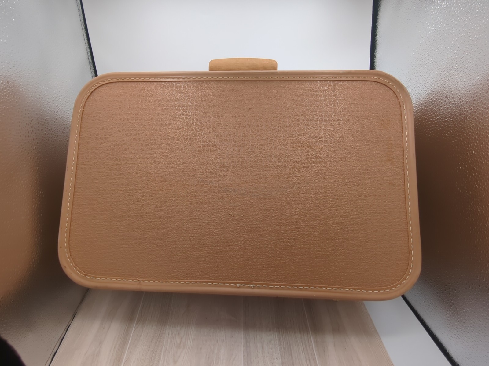 VINTAGE Luggage/Travel LADY BALTIMORE STARLINE SUITCASE 18″X11″6″ Beige Hardtop