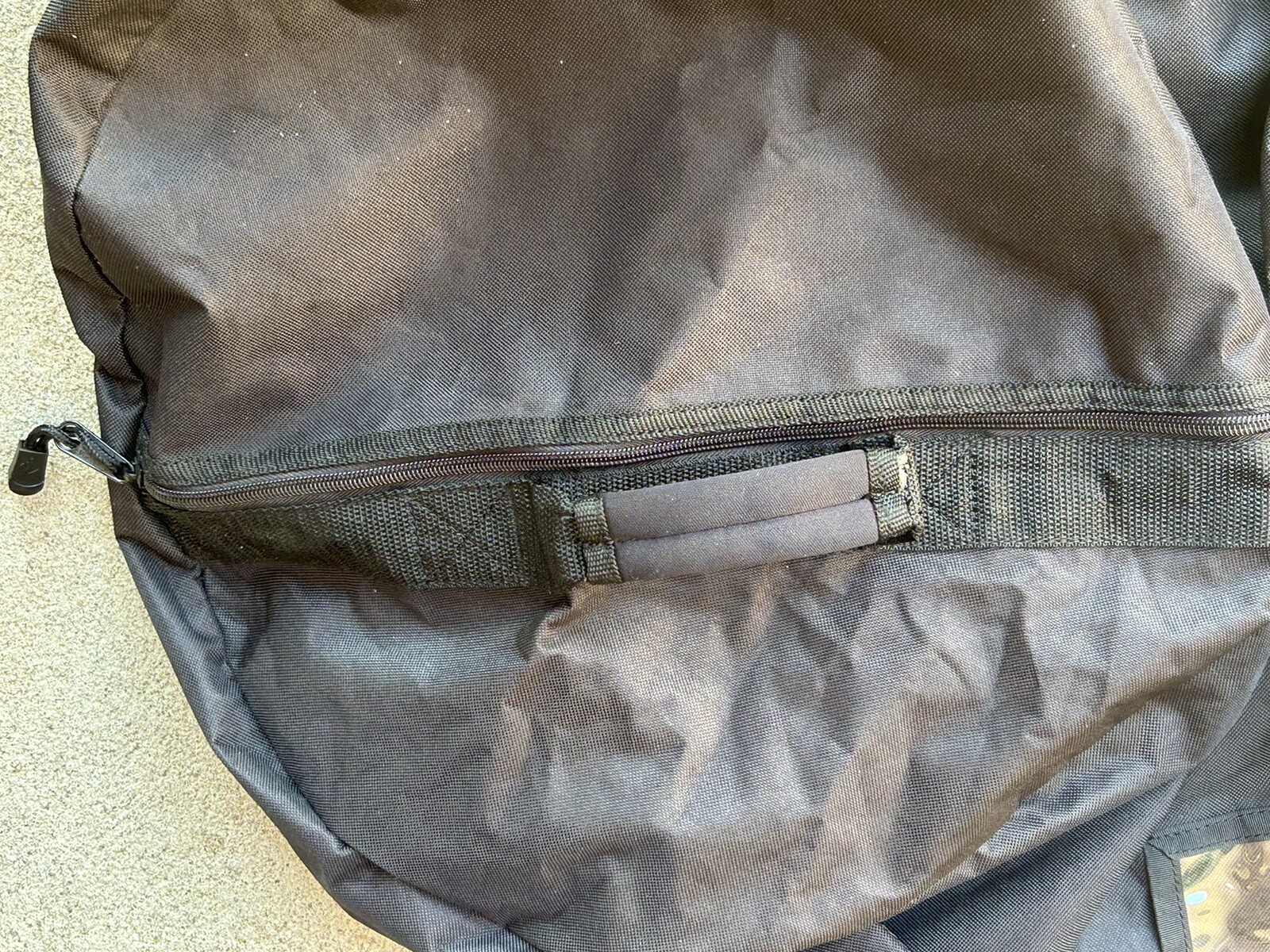 Outdoor Products USA Black Nylon Large Duffle Bag 3 Zipper Pouches & Handles.