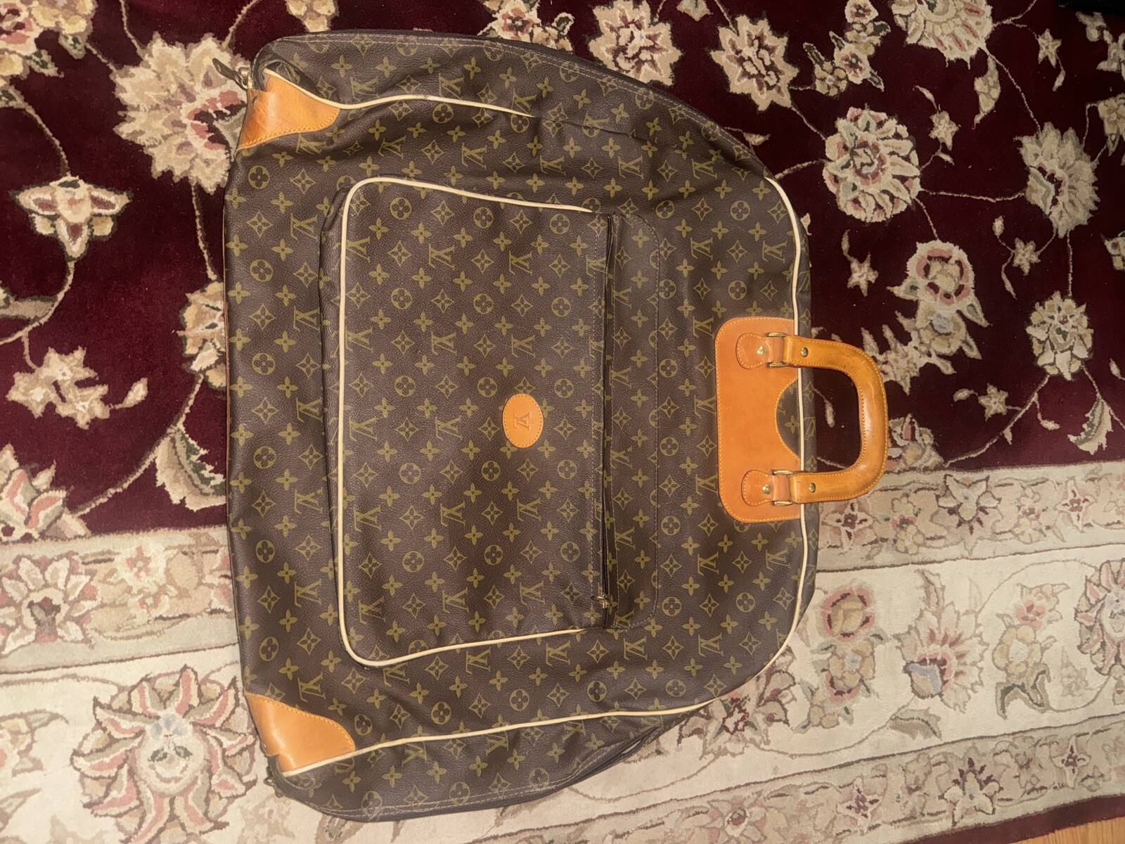 Louis Vuitton Monogram Vintage Luggage Carry On Shoulder Bag Vintage