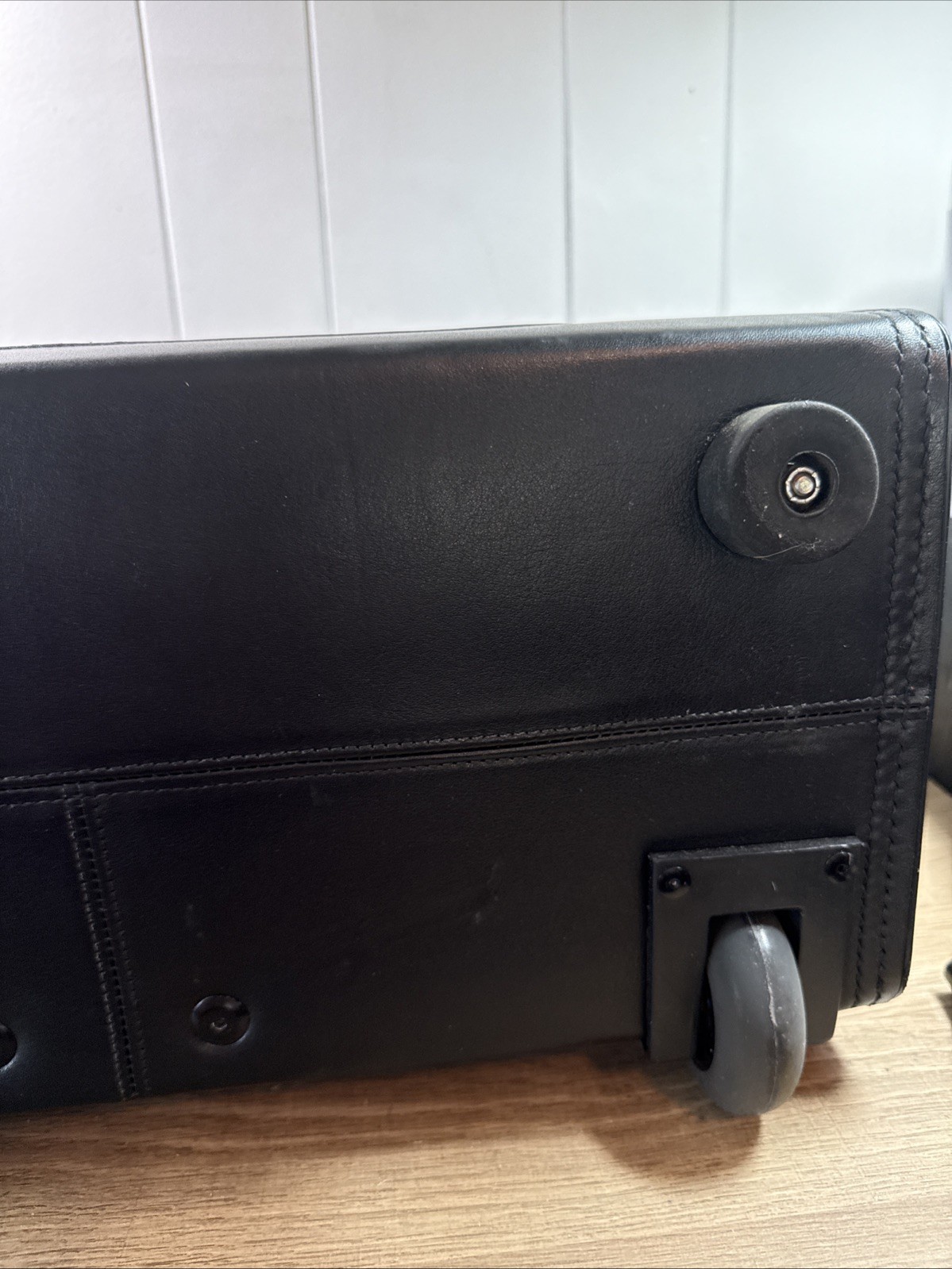 Korchmar Black Leather Attache Briefcase for Lawyers, Pilots, and Physicians