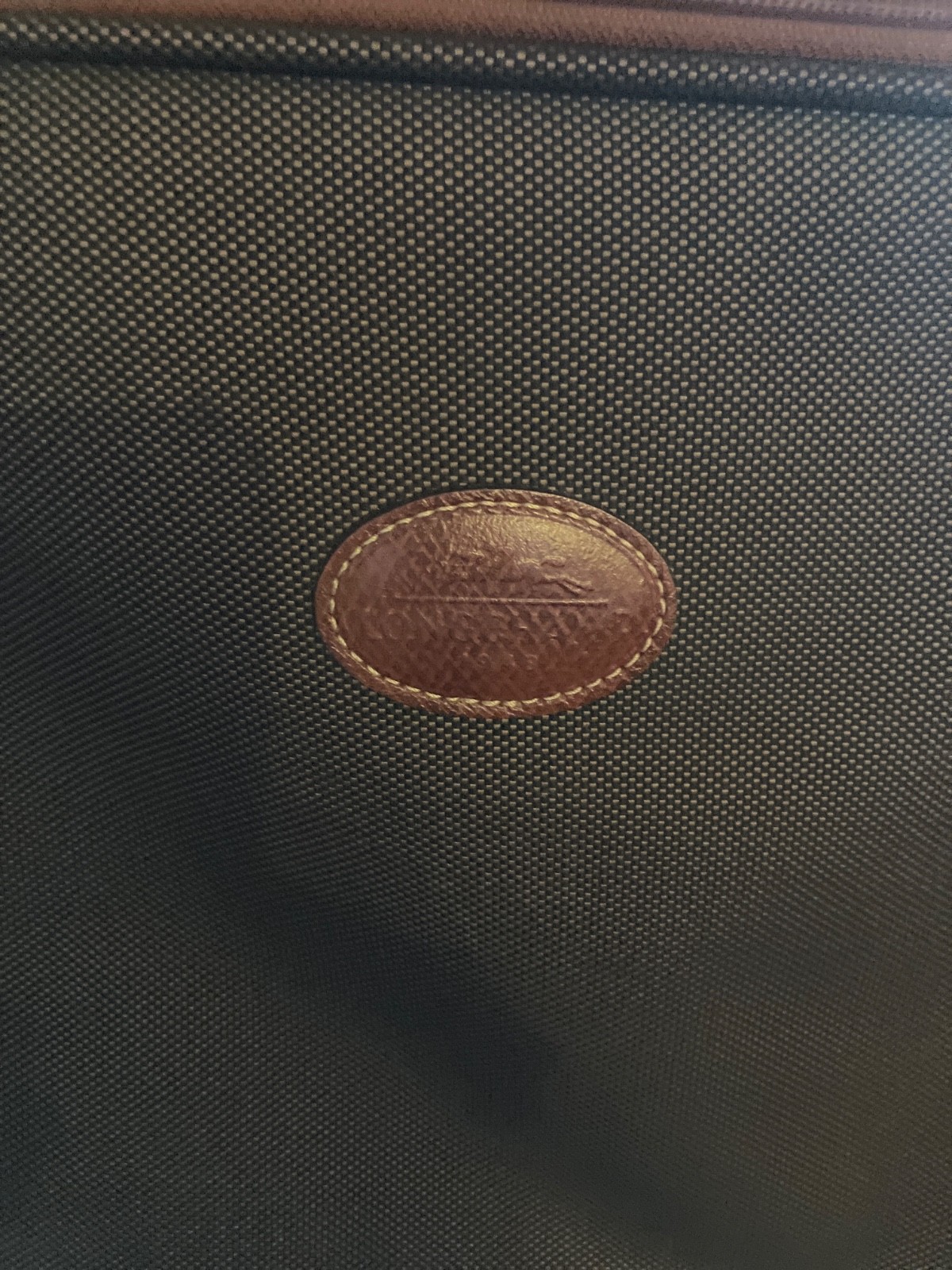 Longchamps mid size authentic vintage roller suitcase bag