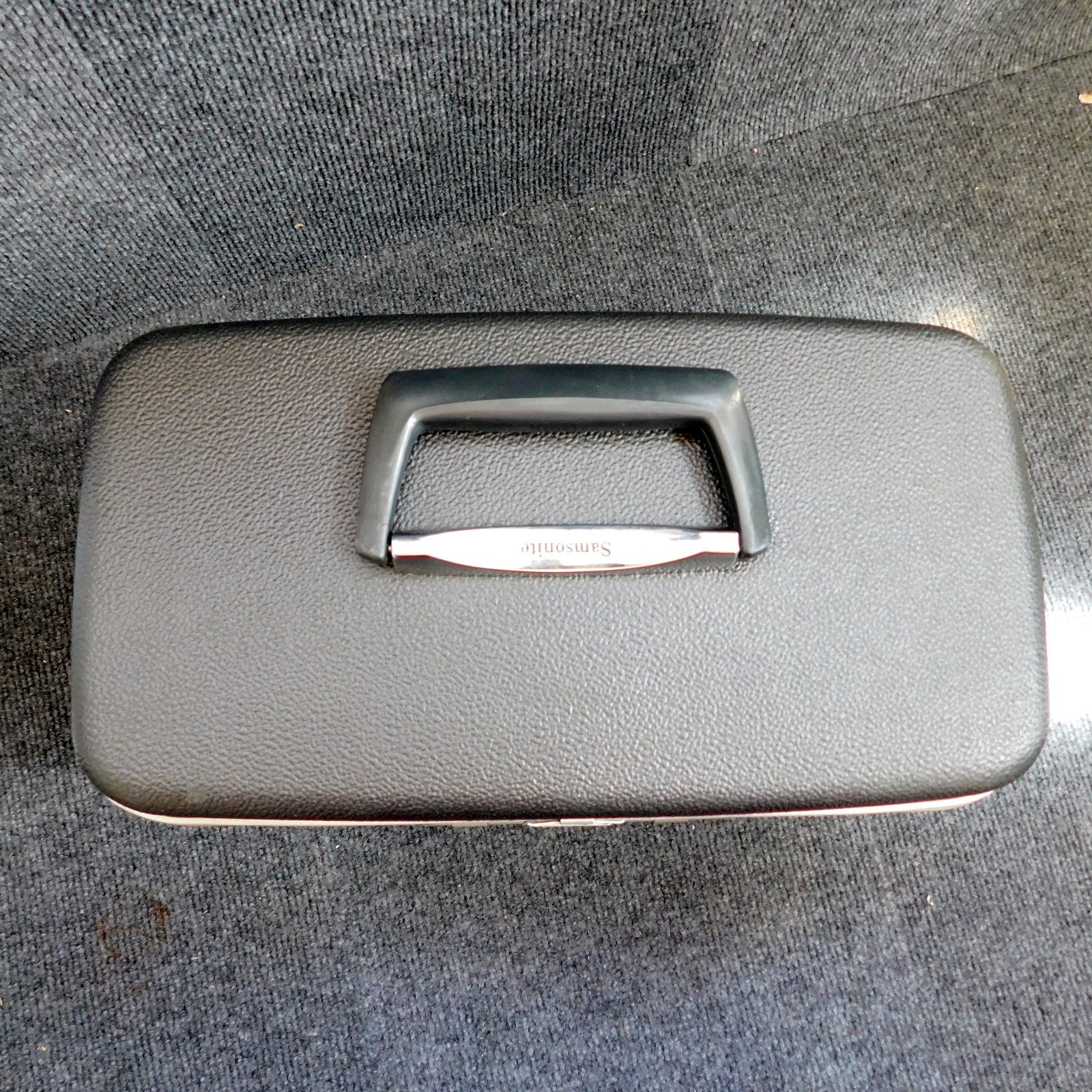 Samsonite Silhouette Train Case Tray Key Cosmetic Makeup Travel Carry On Luggage