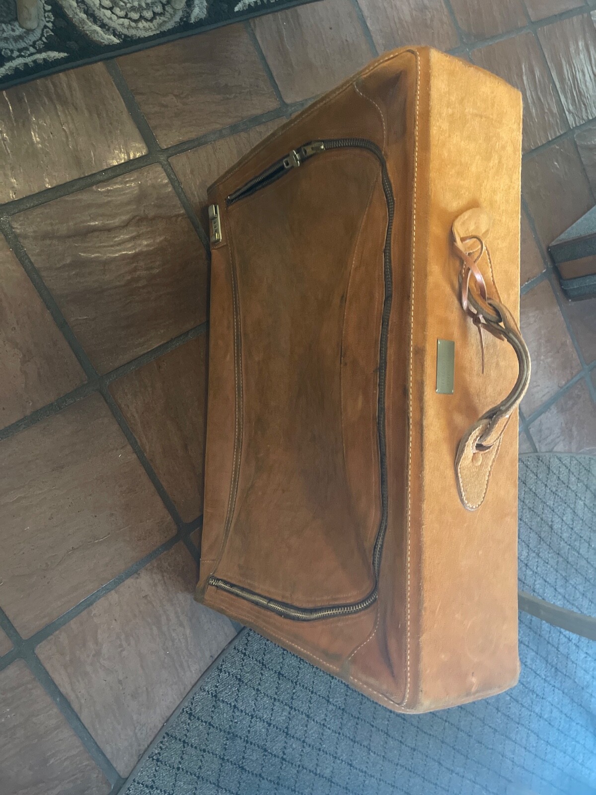 french brand suedd luggage vintage