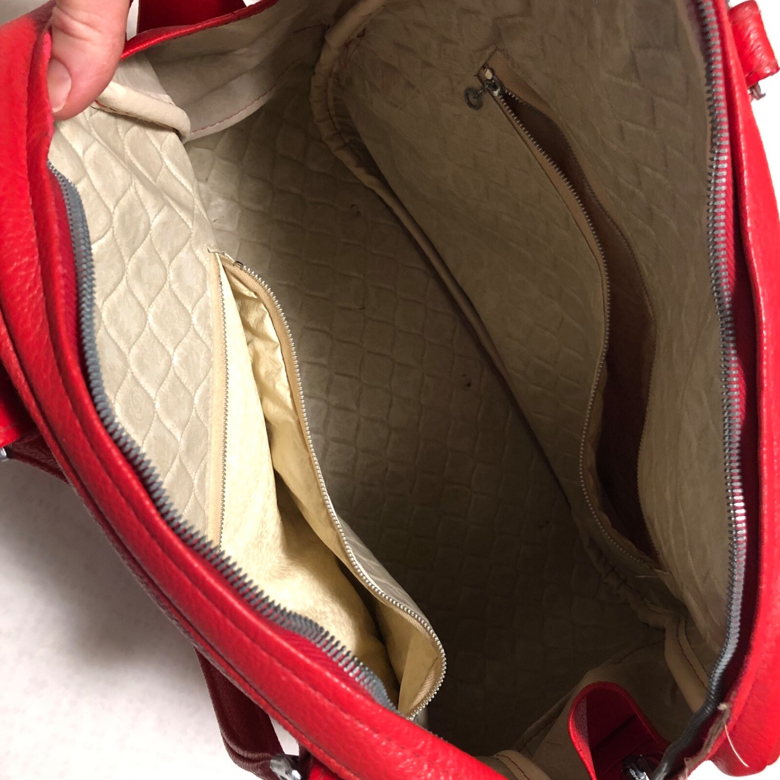 Vintage American Tourister RED Carry On Overnight Luggage Bag w/ Tag, Lock & Key