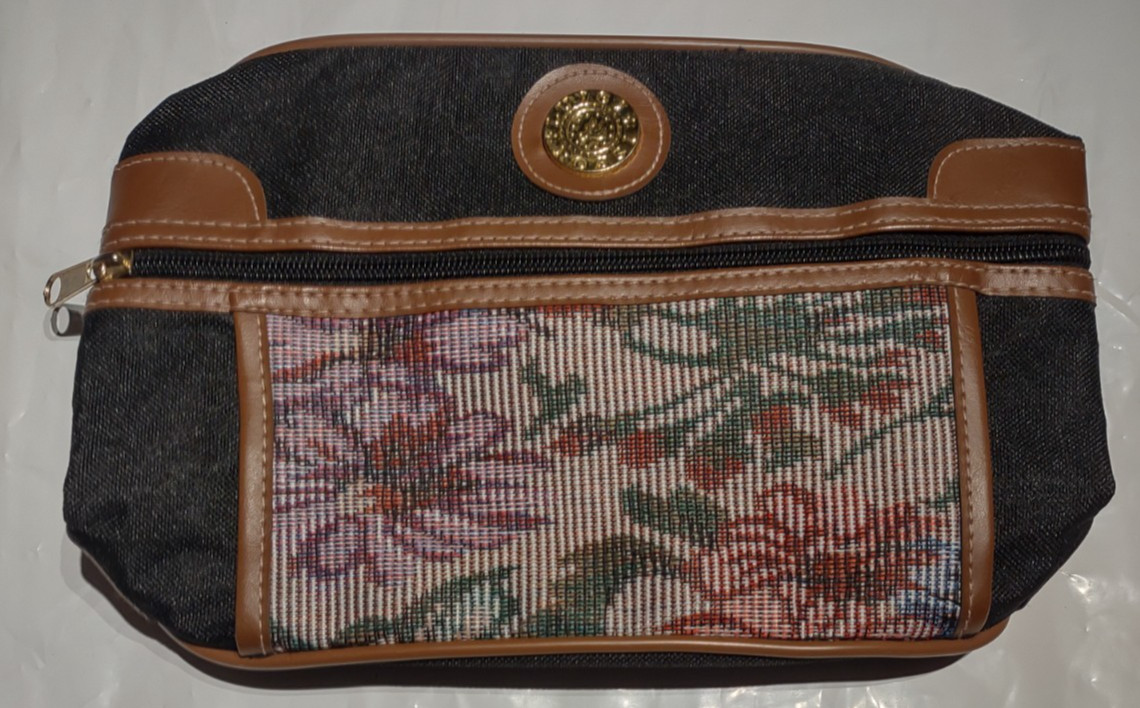 Vintage Floral Print Luigi Rossi Travel Bags 3-pc Set. Brand new