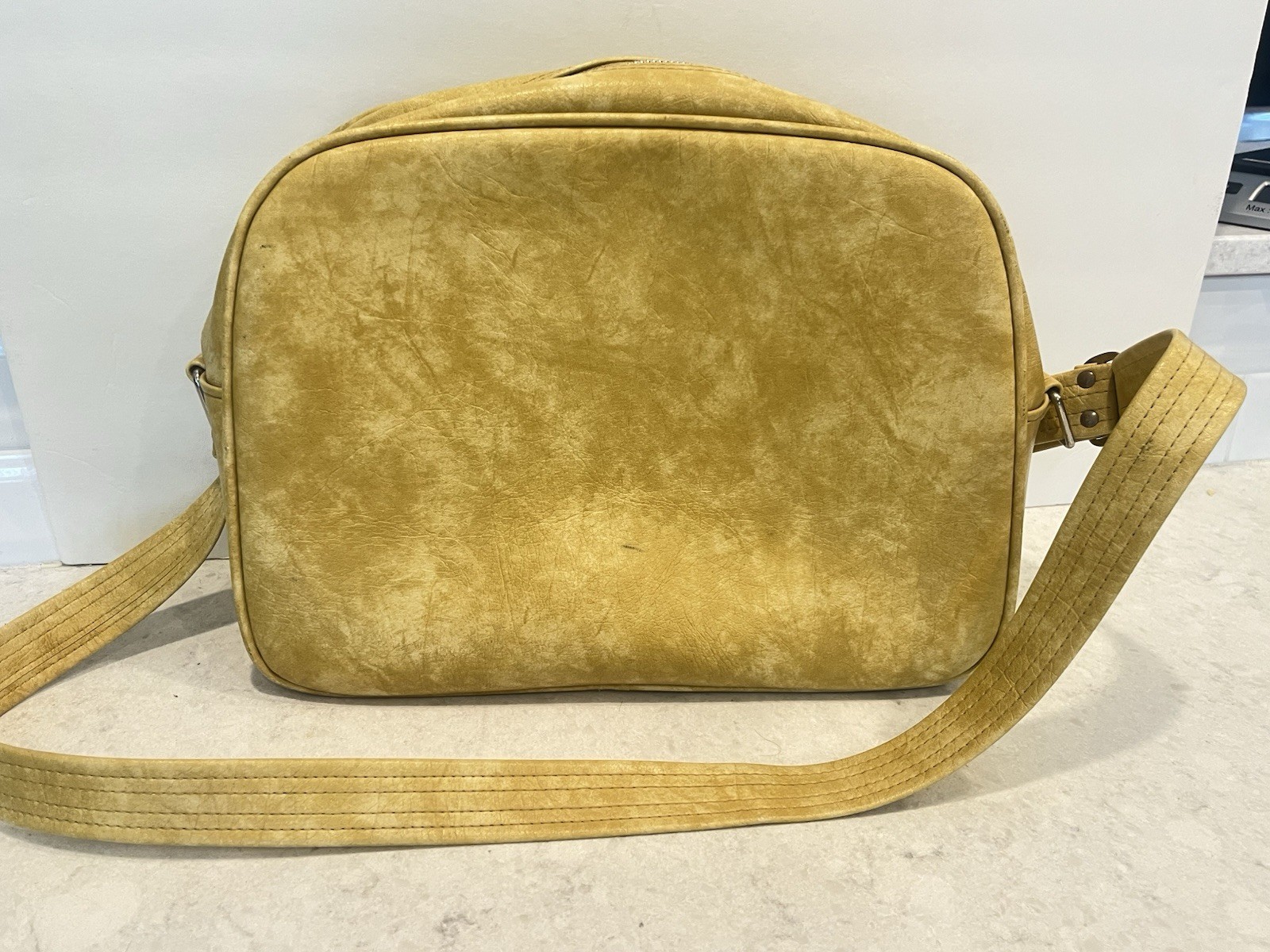 Vintage Samsonite Royal Traveller Sidekicks Soft Shell Yellow Luggage Bag